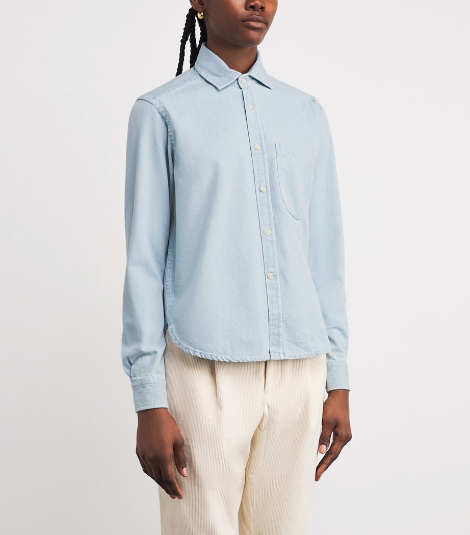 Denim Classic Shirt BLEACH Image 3