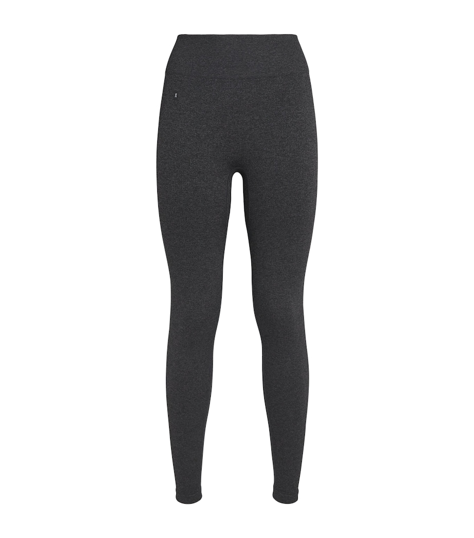 On Womens Knitted Studio Leggings Ember Heather Image 1