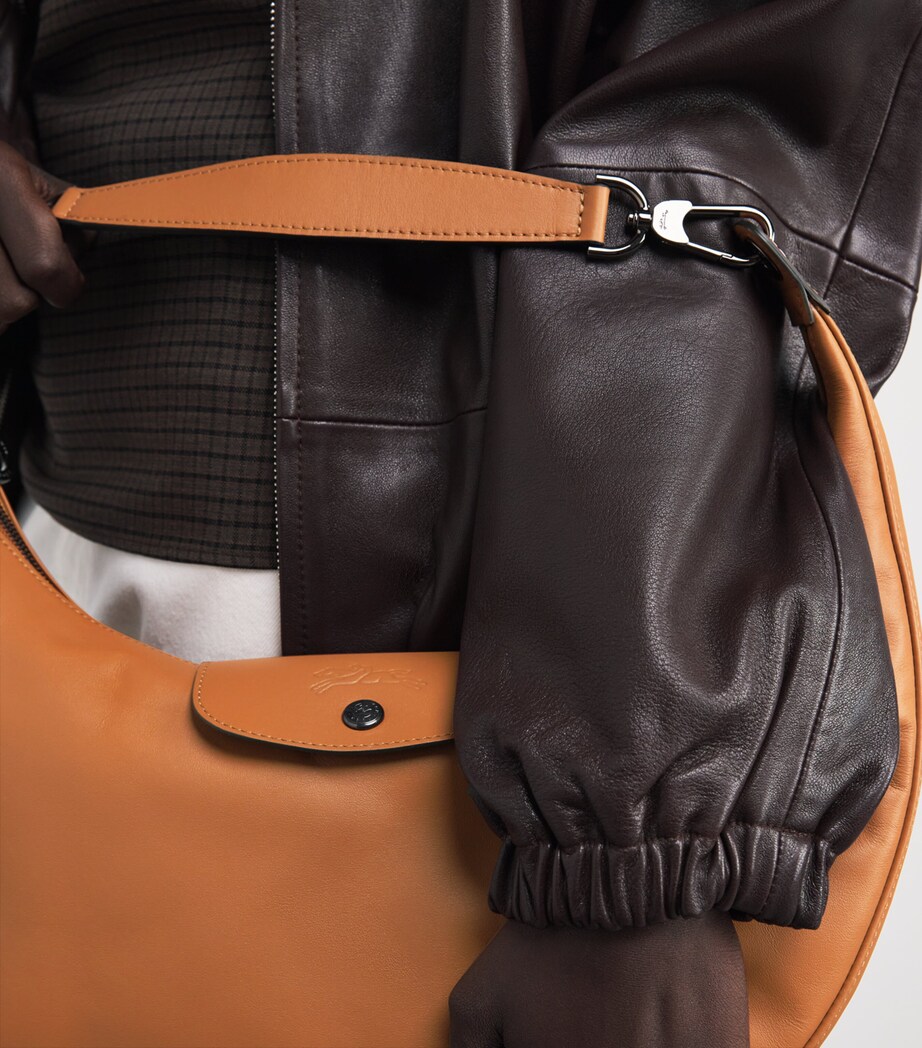 Small Leather Le Pliage Xtra Top-Handle Bag M19 CASHEW Image 5