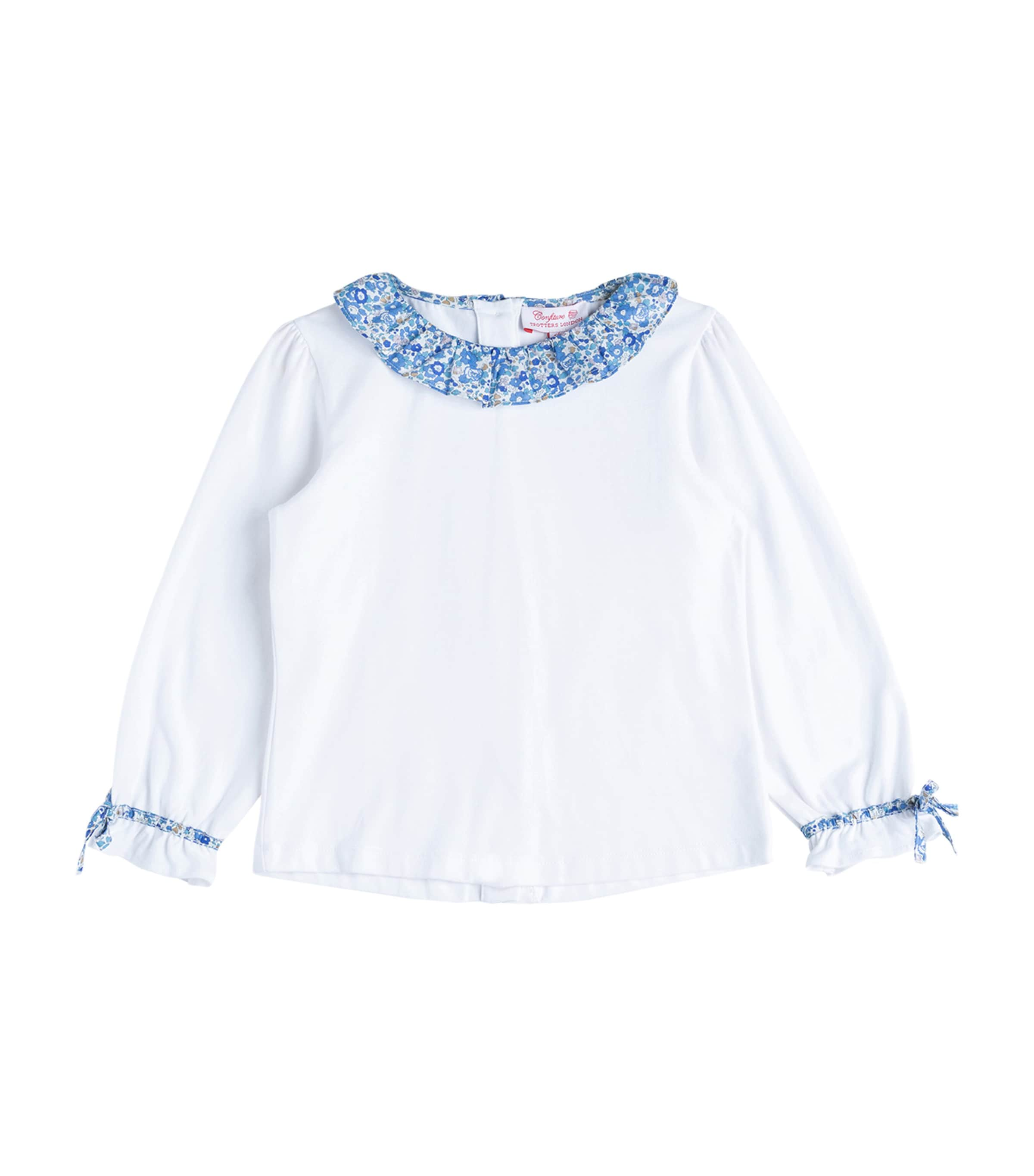 Shop Trotters Liberty Print Blouse In White