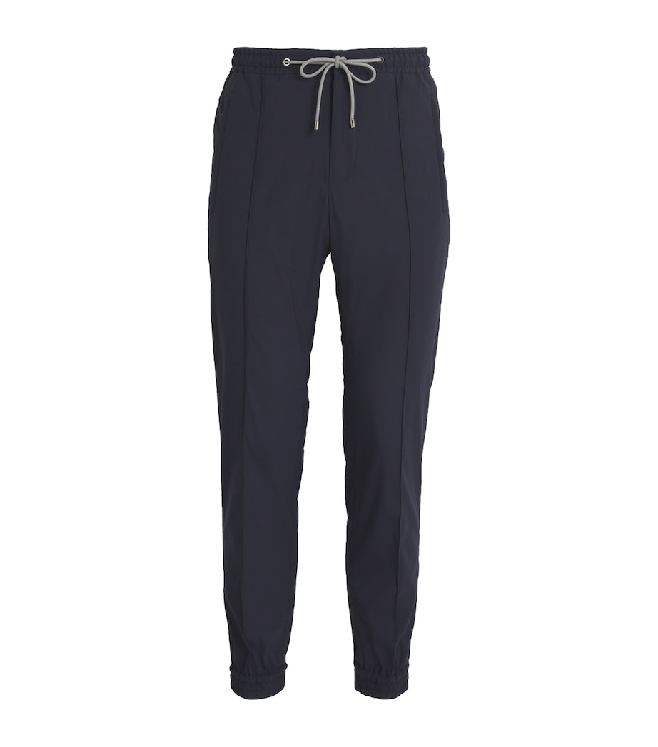 Slim Drawstring Trousers 002 DARK BLUE Image 1
