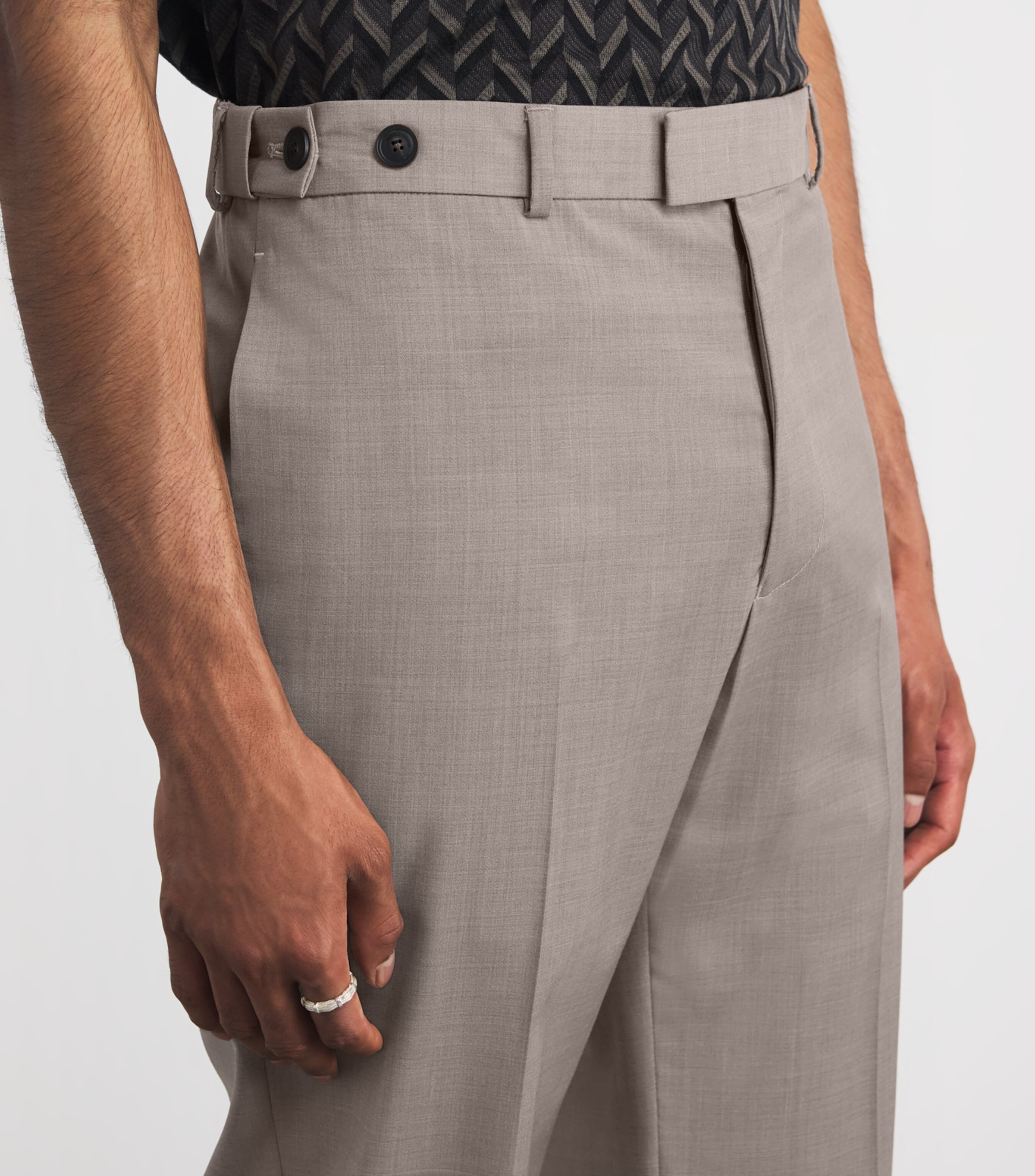 Emporio Armani Tailored Trousers | Harrods UK