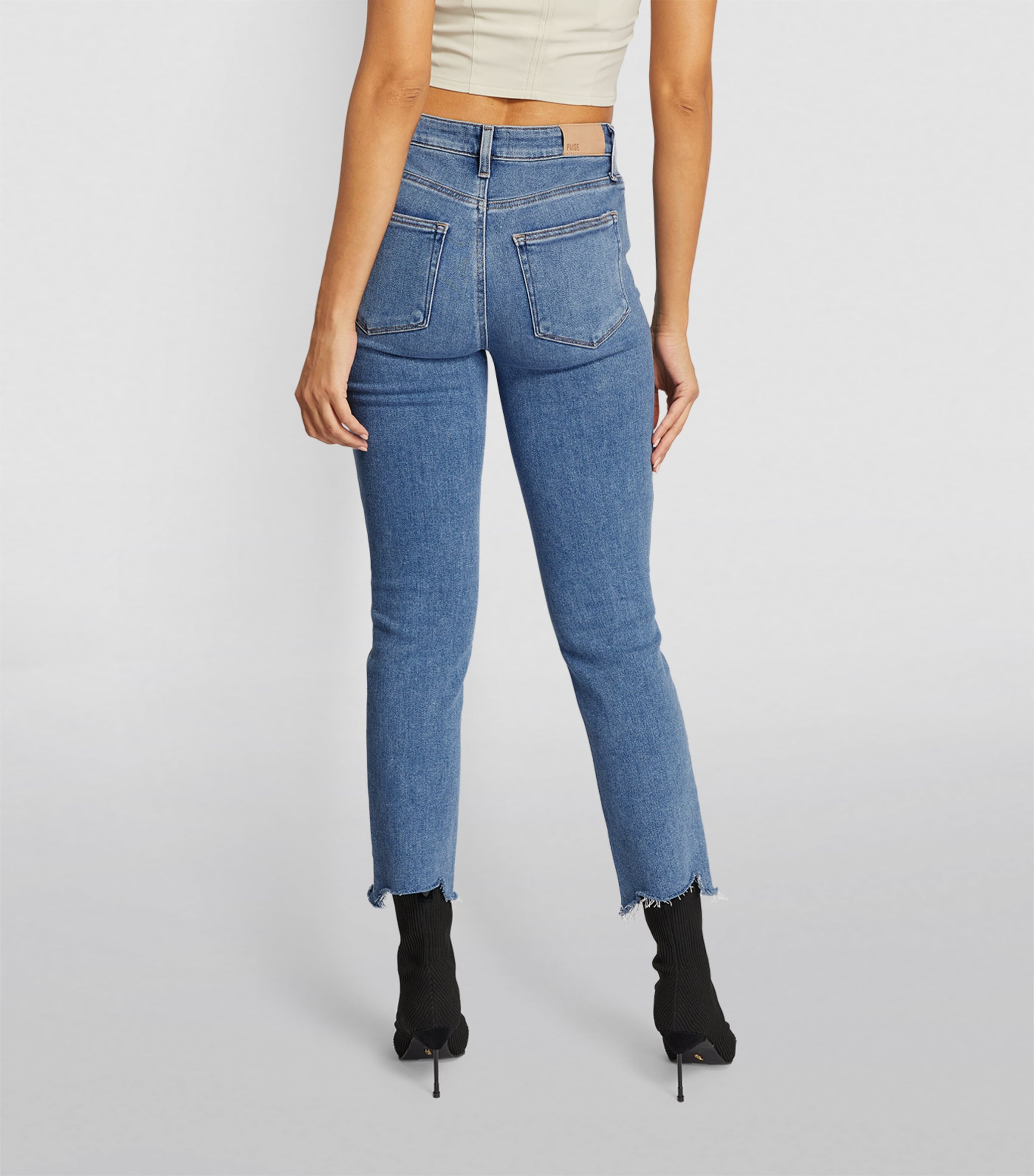 Cindy Raw Hem Straight Jeans MEL Image 4