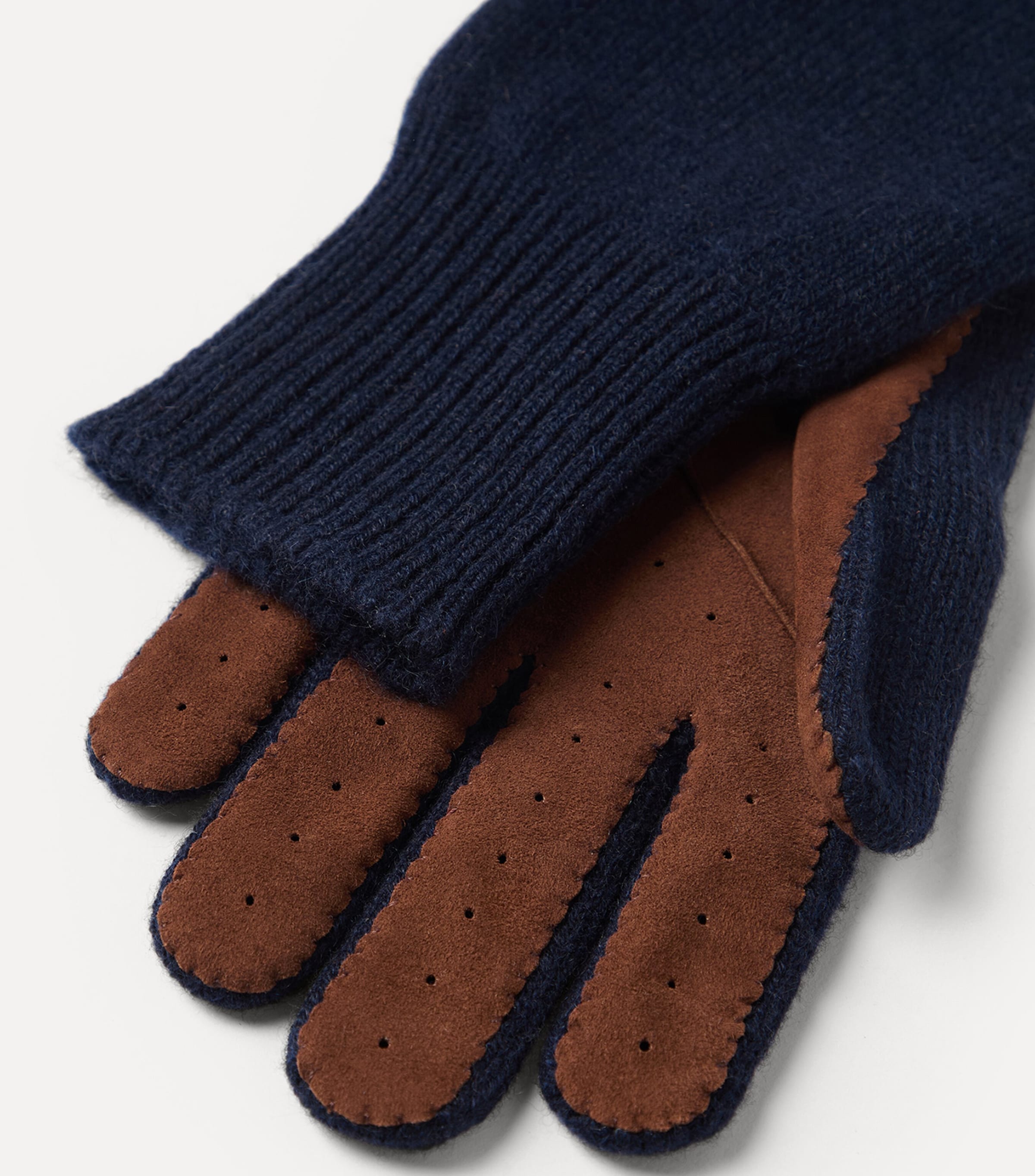 Brunello Cucinelli Cashmere-Suede Gloves Image 2