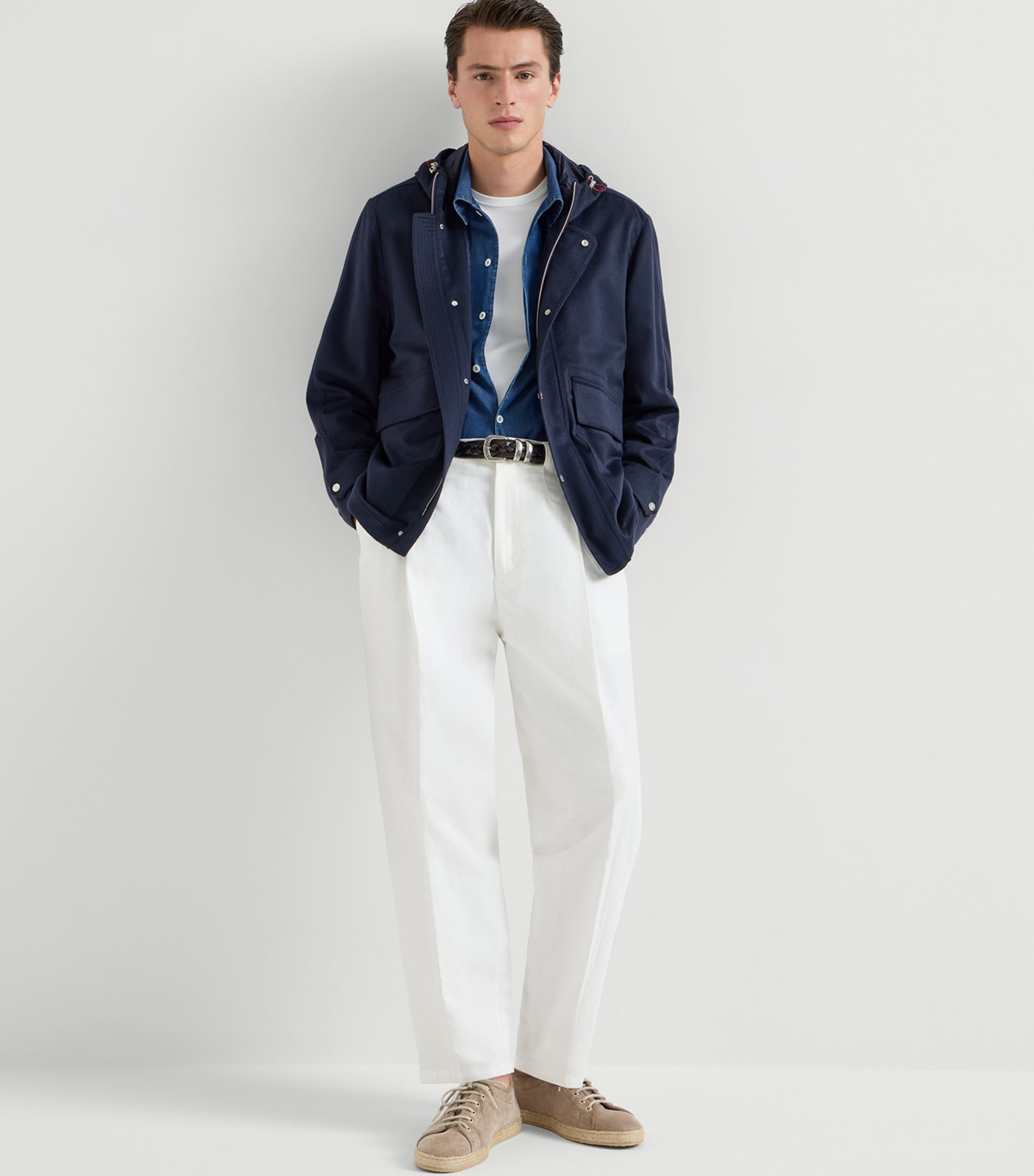 Cashmere Hooded Jacket CU926 Image 2