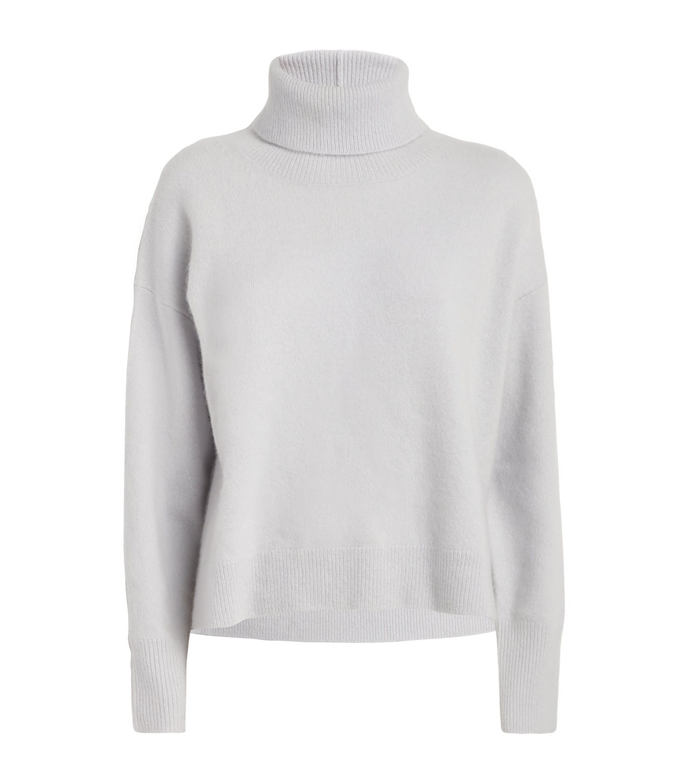 Joseph Brushed Cashmere-blend Sweater In Grey