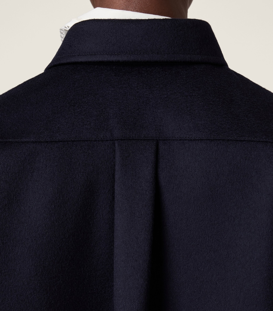 Wool-Cashmere Velour Shirt F0008 Image 6