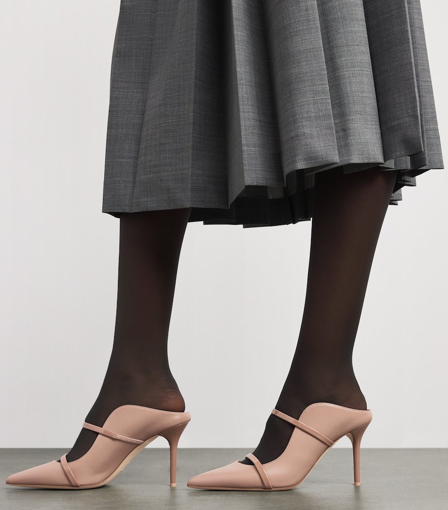 Malone Souliers Leather Maureen Mules 85 Dove Image 2