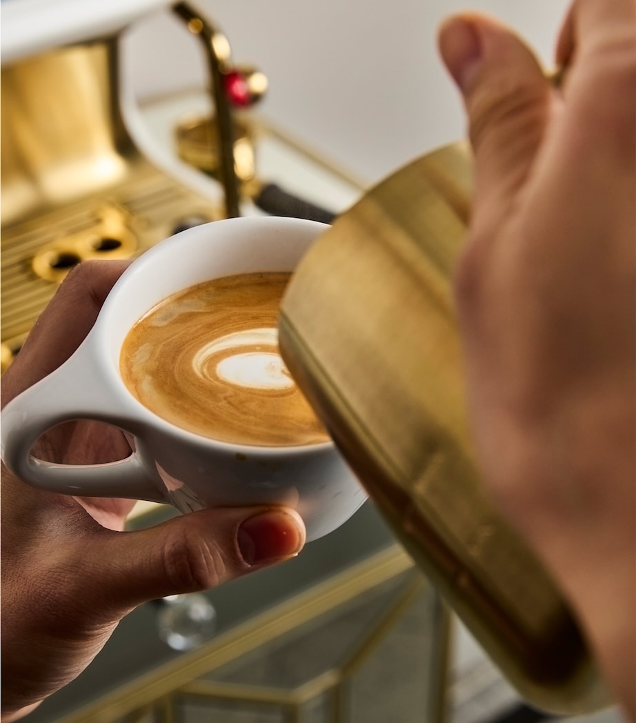 The Barista Touch Impress Coffee Machine SEA SALT WHITE BRASS Image 4