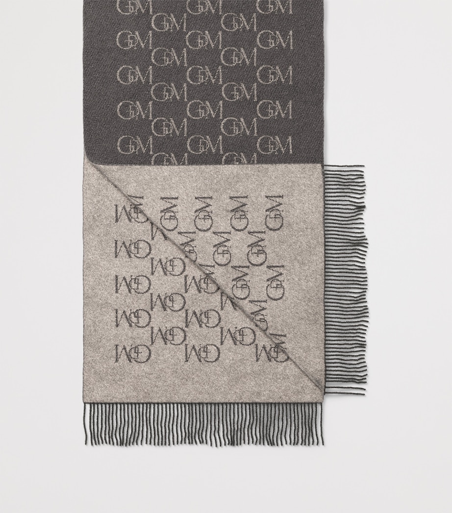 Cashmere The Monogram Scarf NO COLOUR Image 2
