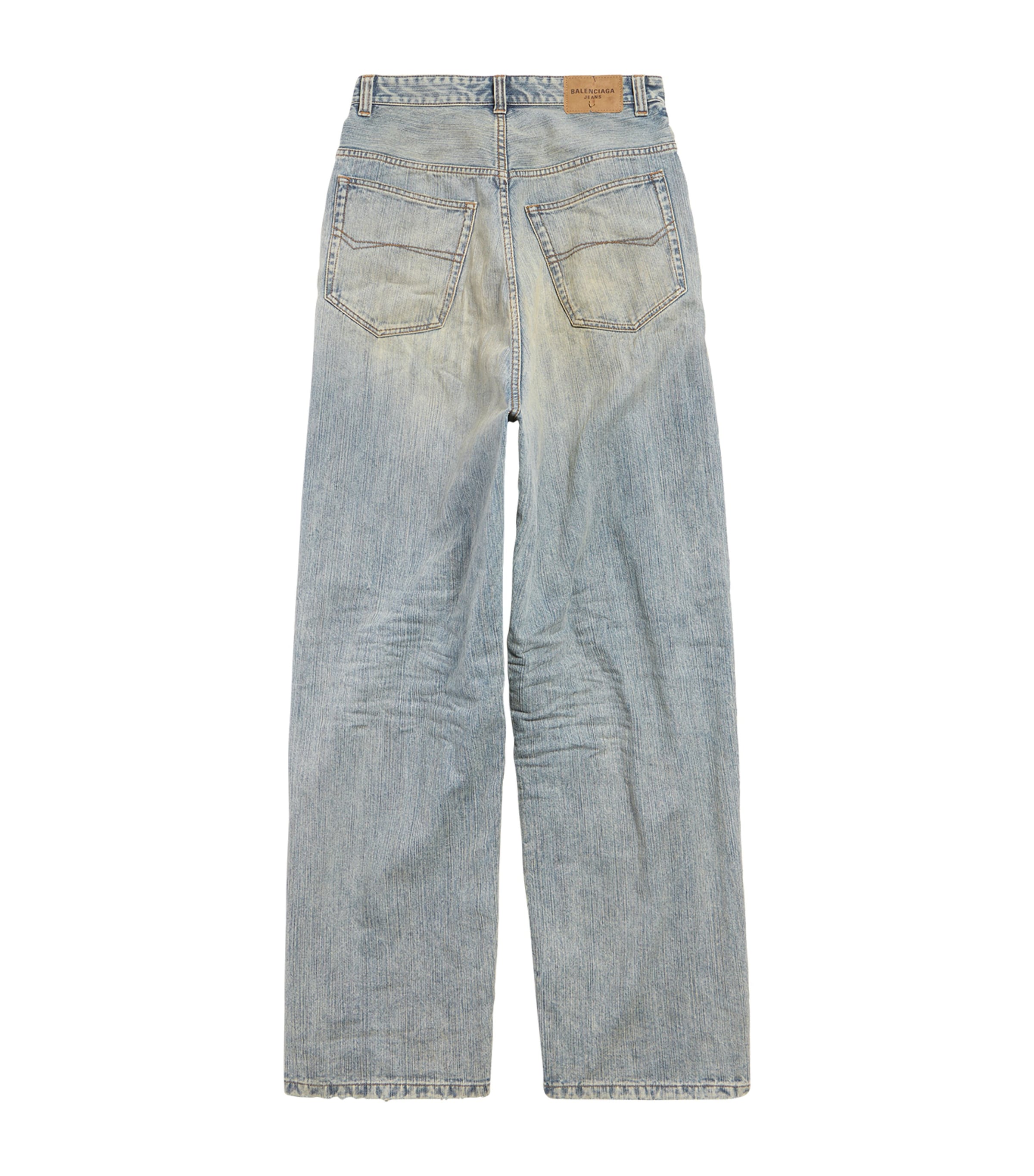 Balenciaga Oversized Wide-Leg Jeans | Harrods US