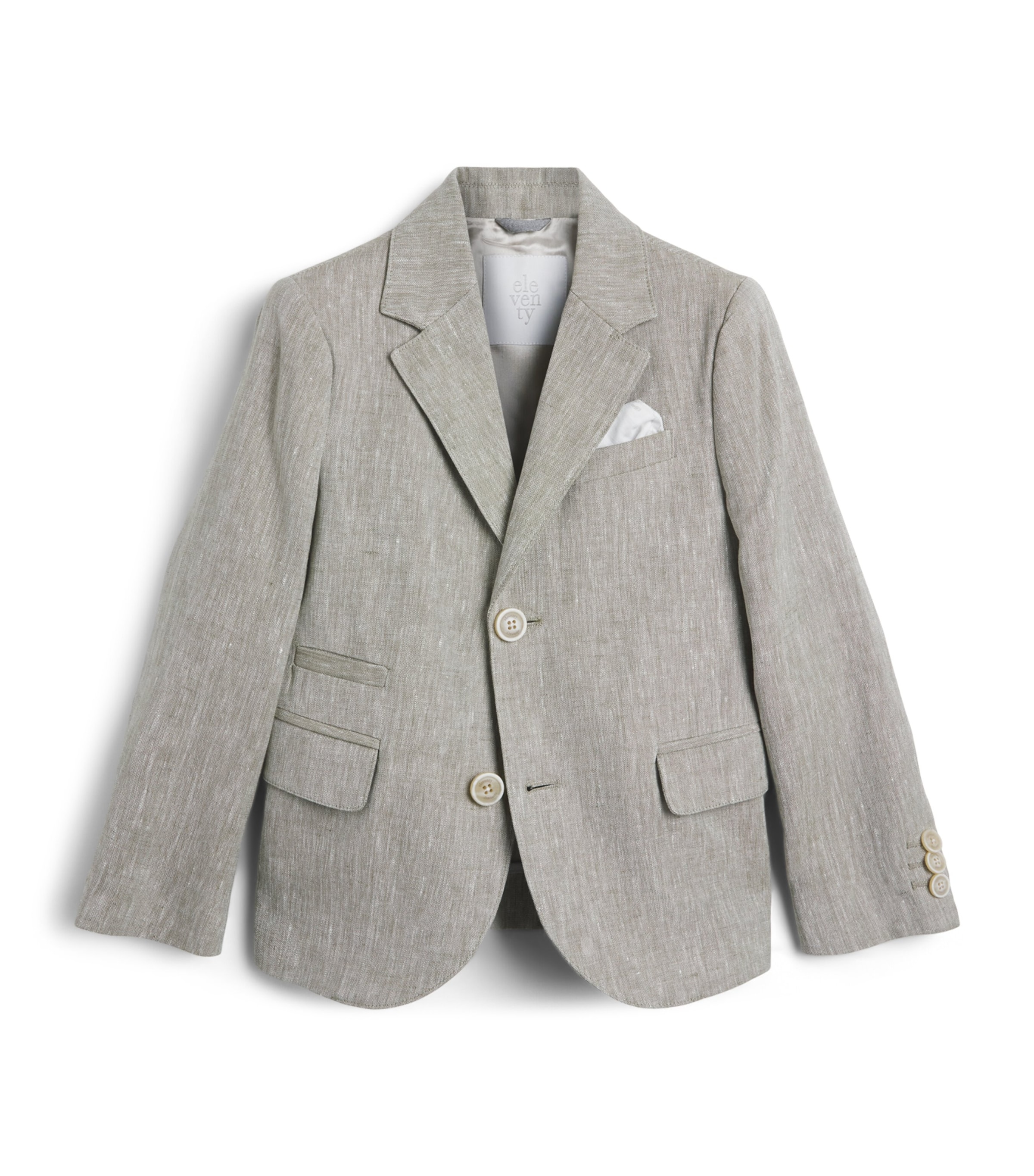 Eleventy Kids Linen-Blend Blazer (6-16 Years) Image 1