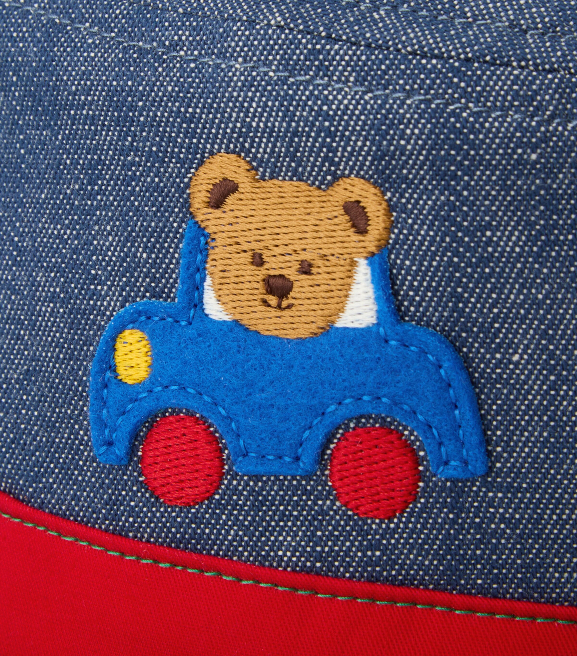 Miki House Denim Embroidered Sun Hat Image 7