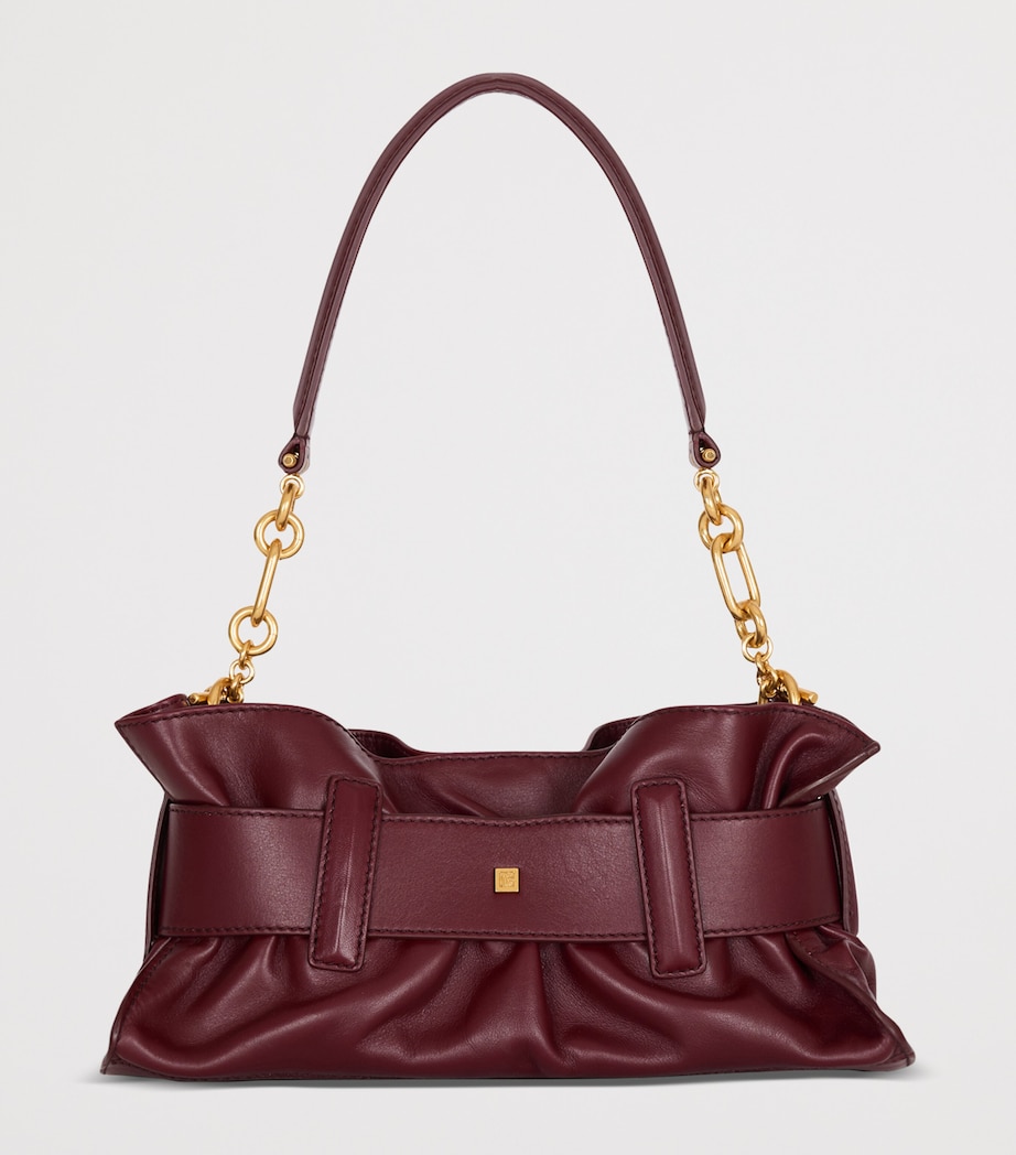 Mini Leather Anthem Shoulder Bag 3AR AUBERGINE Image 6