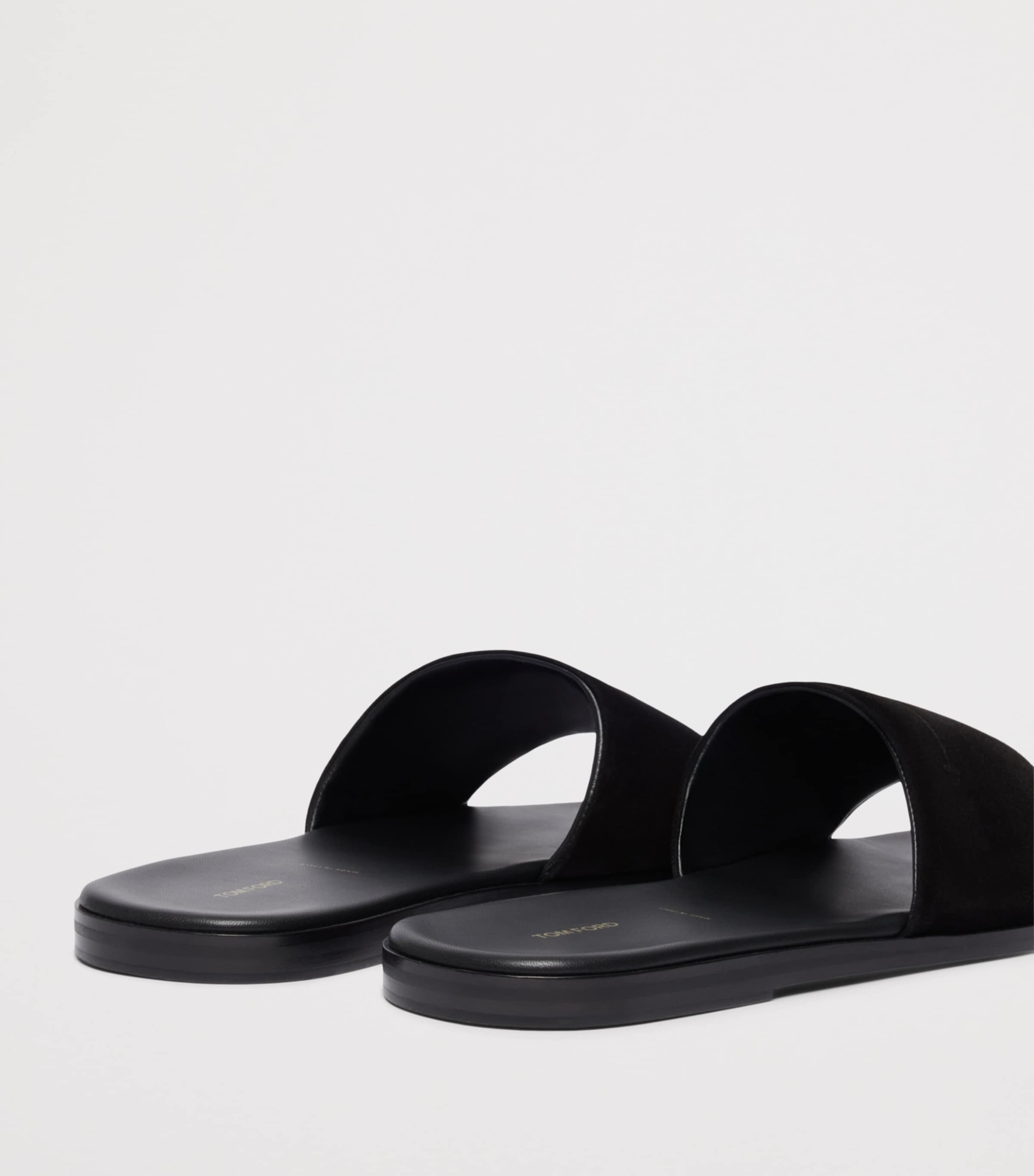 TOM FORD Suede T Slides Naa Image 4