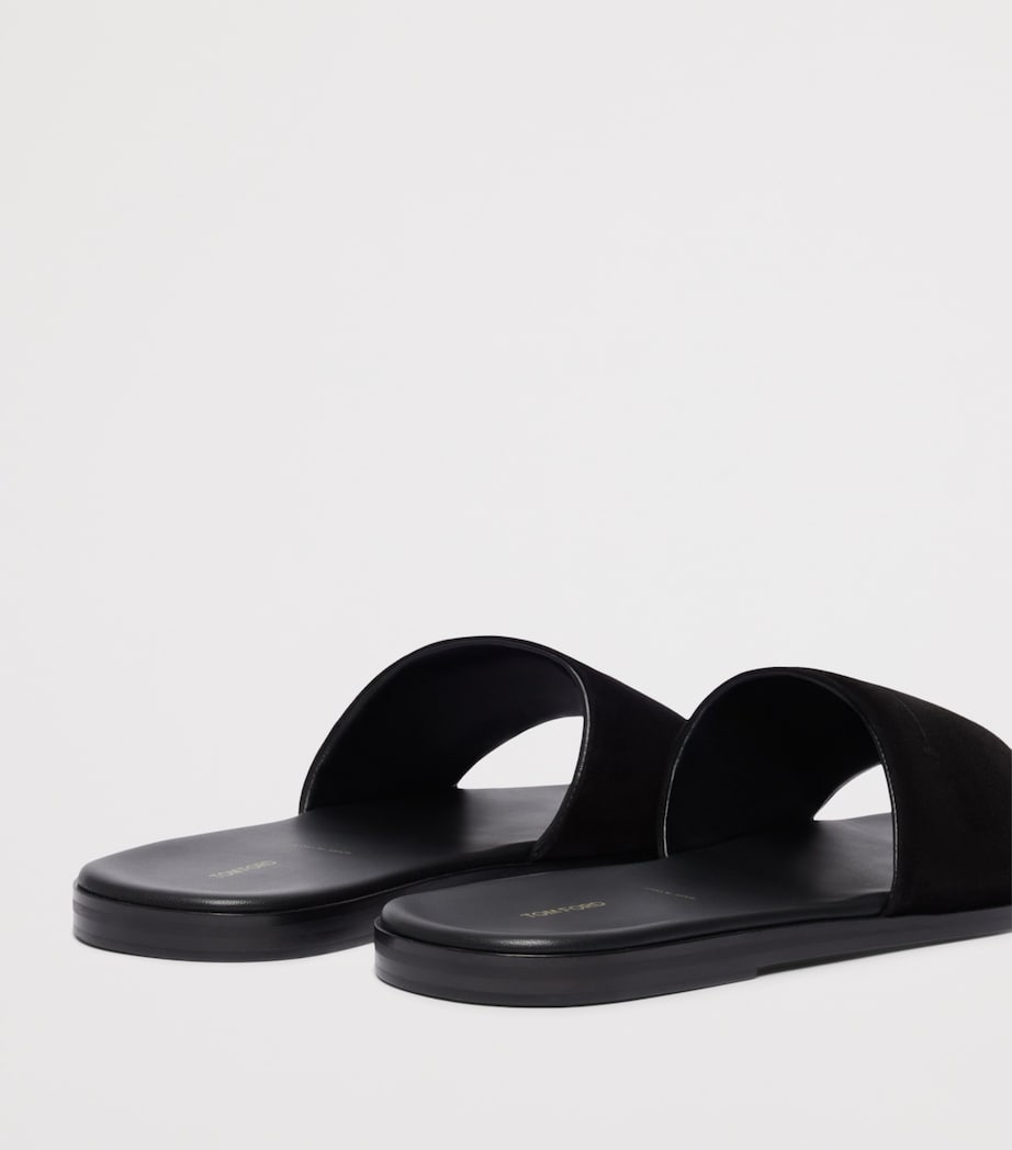 TOM FORD Suede T Slides Naa Image 4