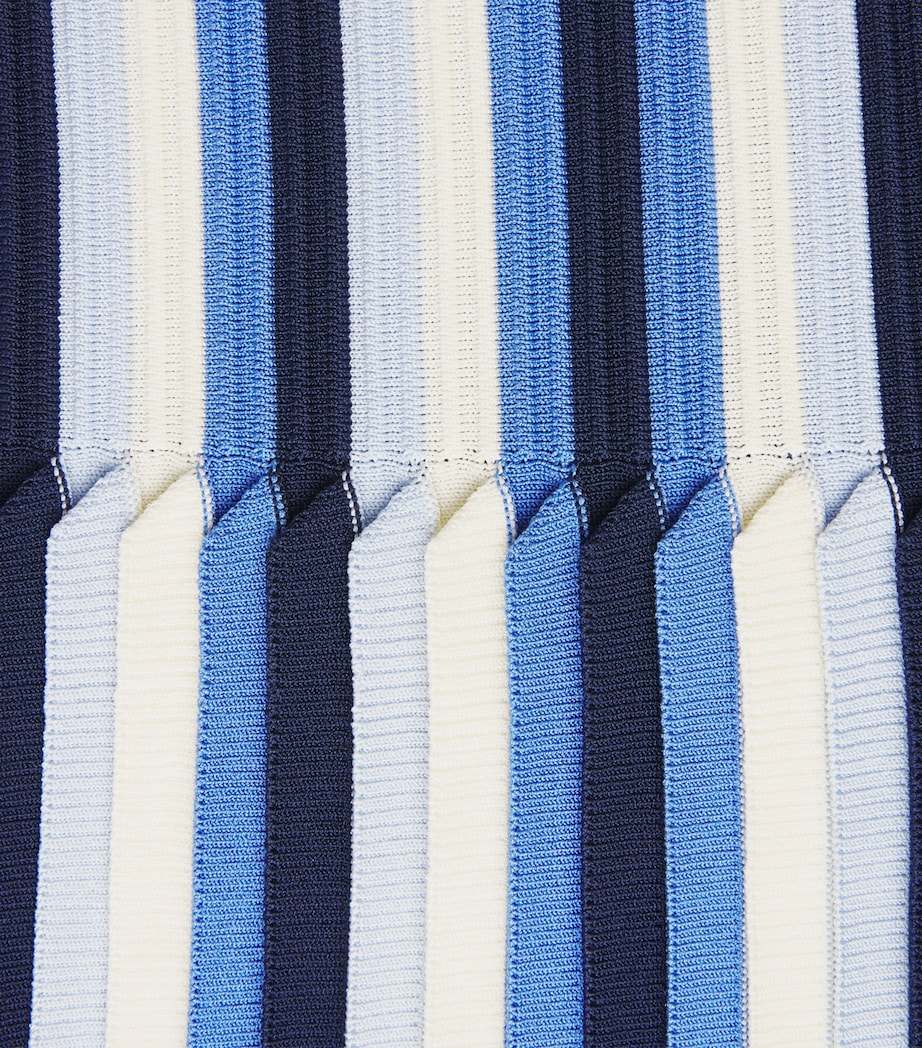 Simkhai Womens Striped Lianne Midi Dress Cerulean Multi Image 6