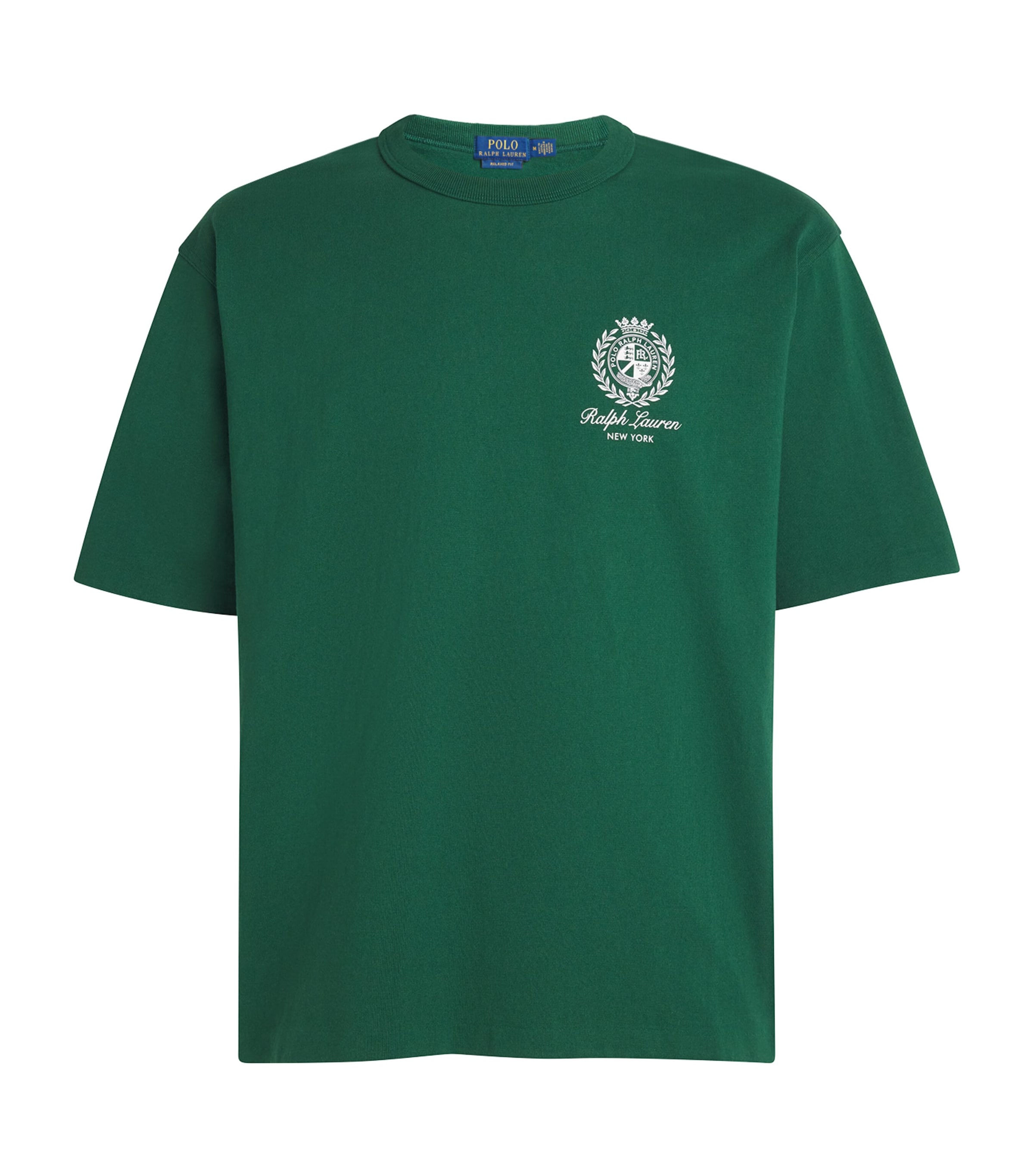 Polo Ralph Lauren Mens Cotton Logo Crest T-Shirt New Forest Image 1