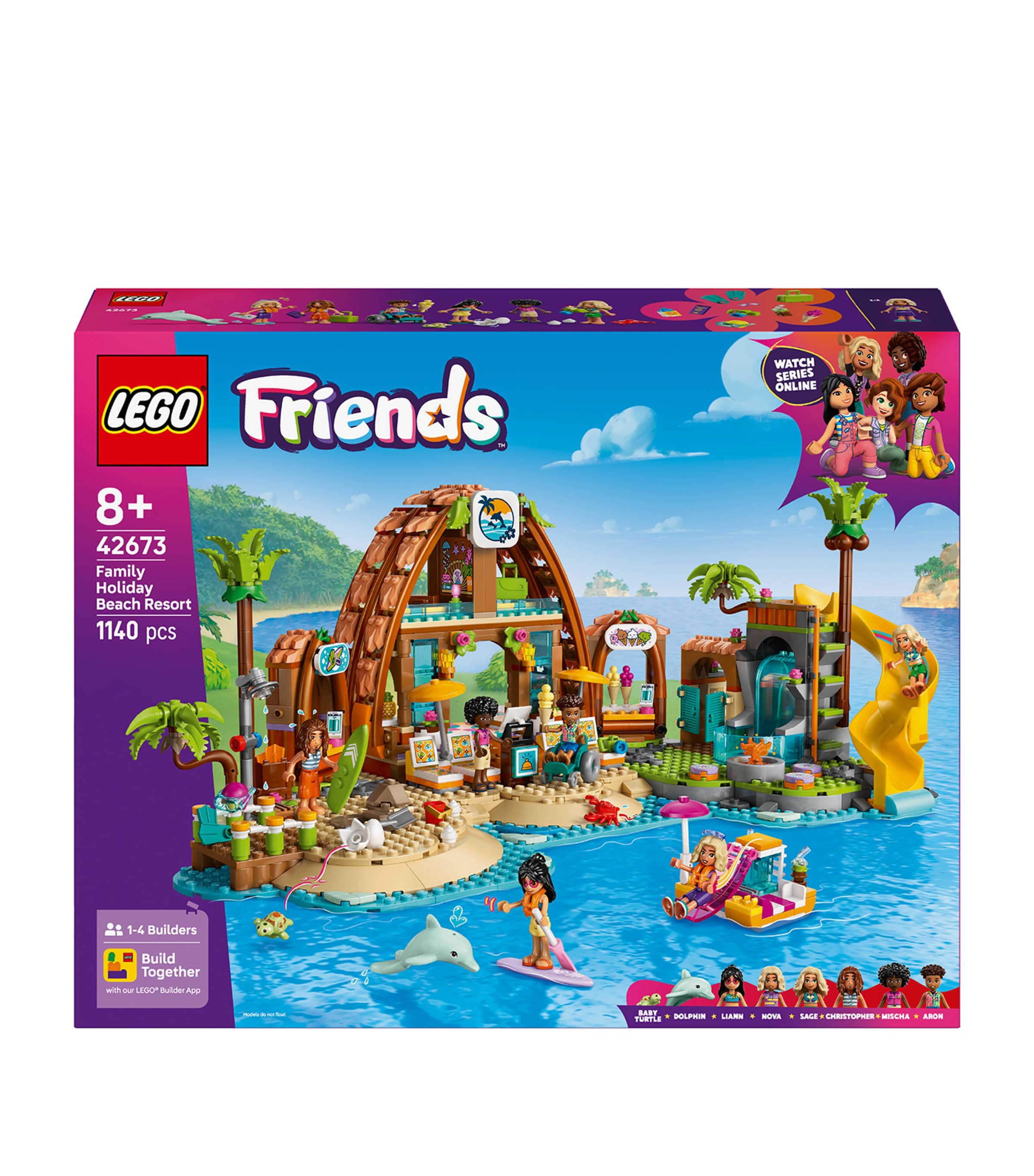 LEGO Friends Family Vacation Beach Resort 42673 MULTI Image 3