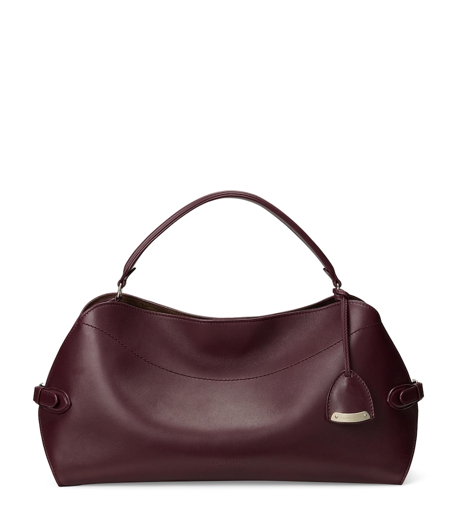 Calfskin The Ralph Shoulder Bag BURGUNDY Image 1