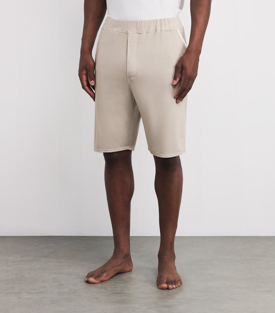 Stretch-Modal Lounge Shorts DESC-DESERT/CALICO Image 3