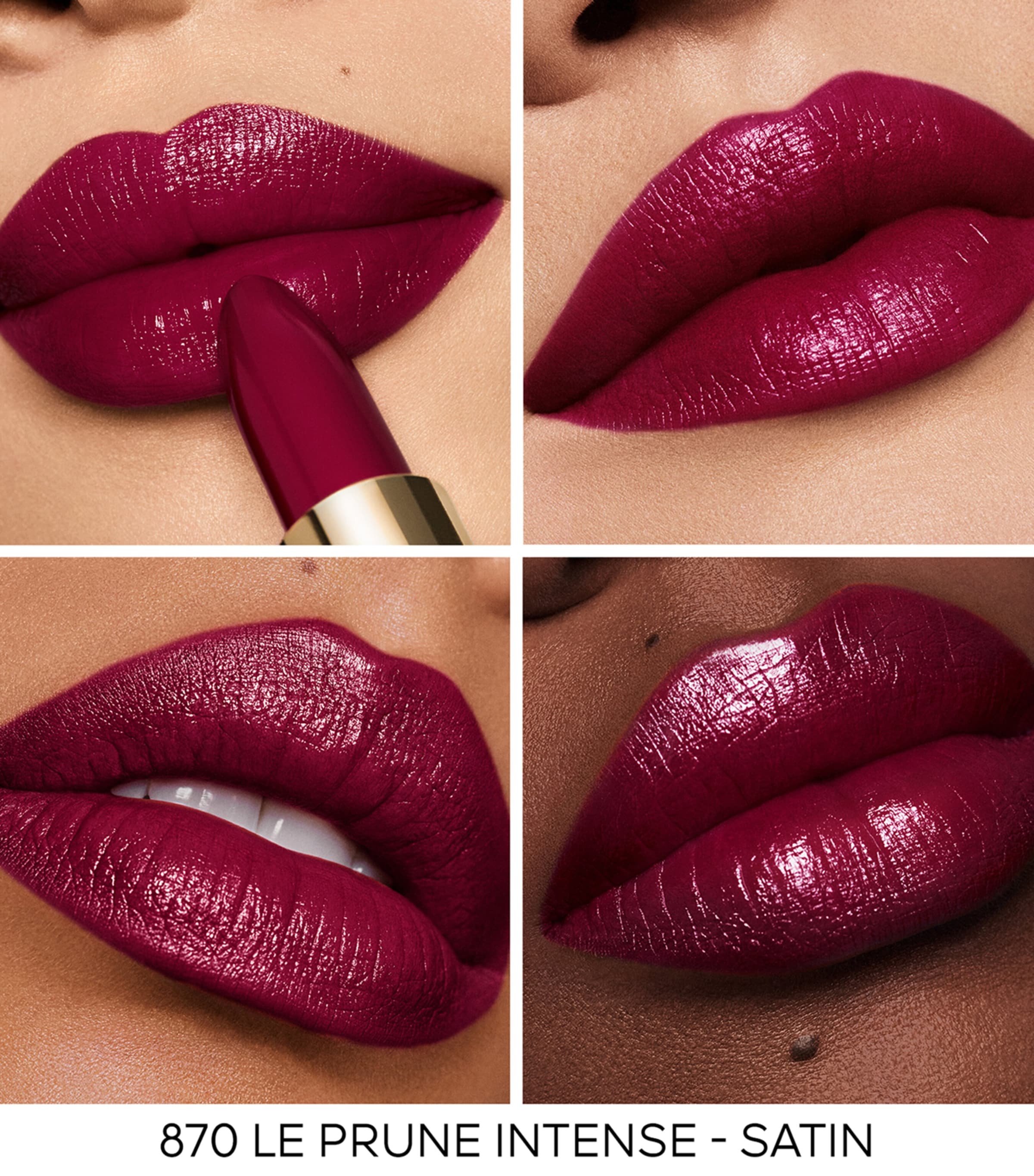 Rouge G Ultra-Care Satin Lipstick - Refill 870 PRUNE INTENSE Image 3