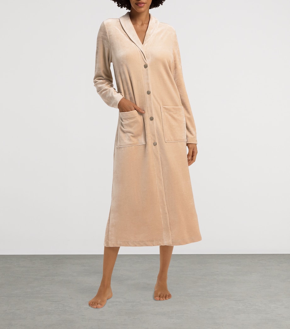 Velour Favourites Robe COFFEE QUARTZ Image 3