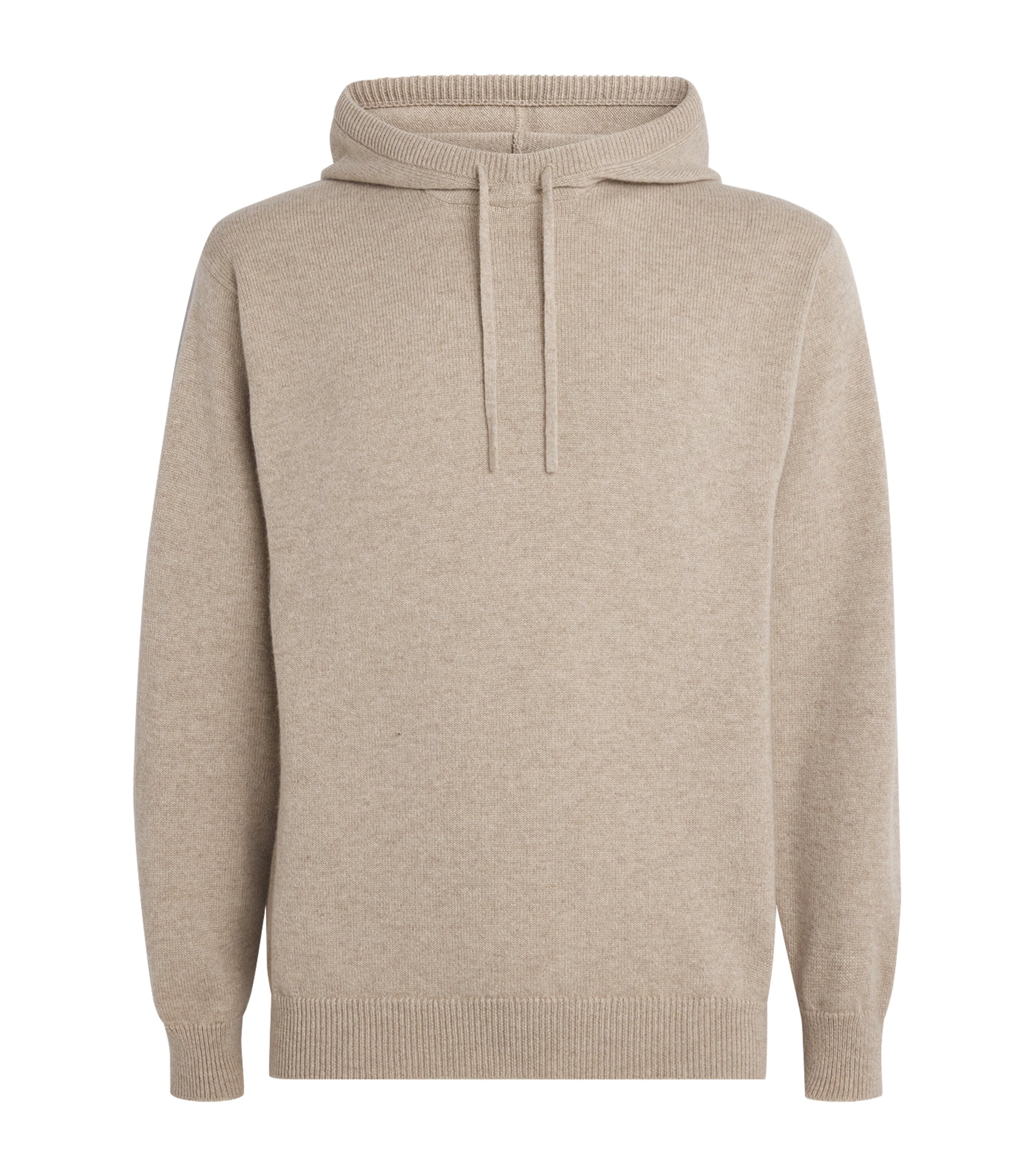 Harrods Cashmere Hoodie In Sand