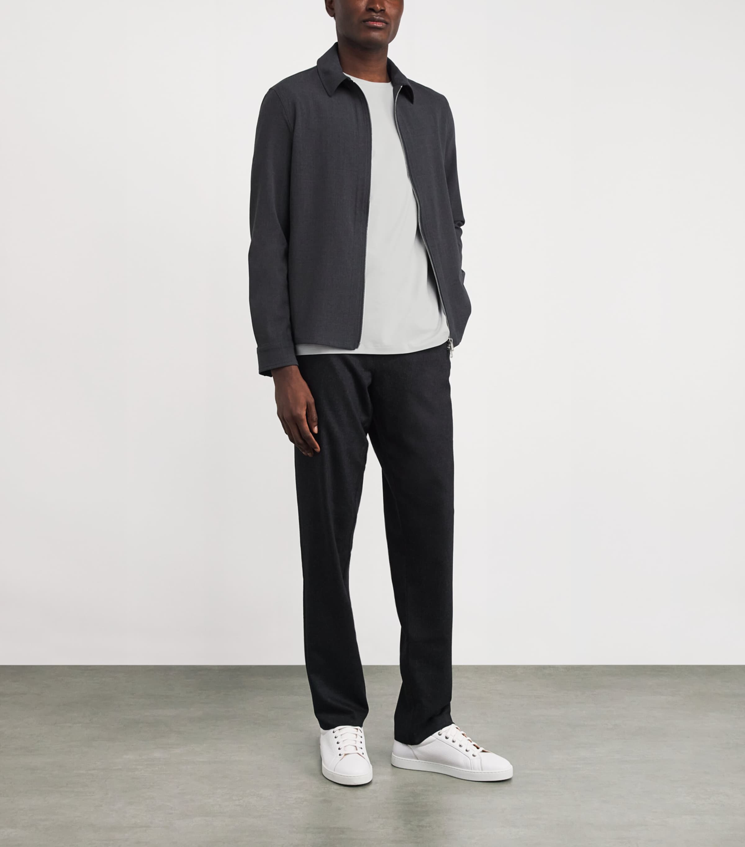 Stretch-Cotton T-Shirt GRAY 9403 Image 2