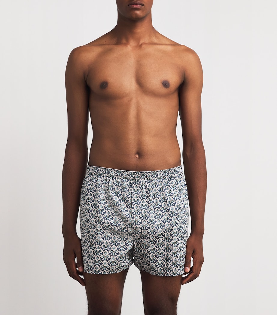 Cotton Macsen Boxer Trunks BUWI-NAV/WHT MACSEN Image 2