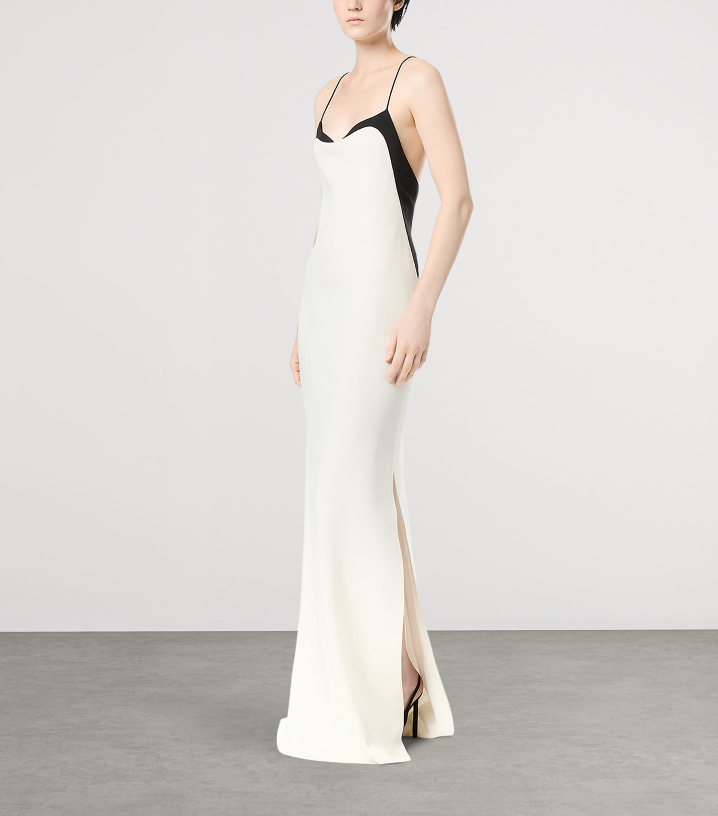 TOM FORD Womens Stretch-Silk Camisole Maxi Dress Wnj Image 2