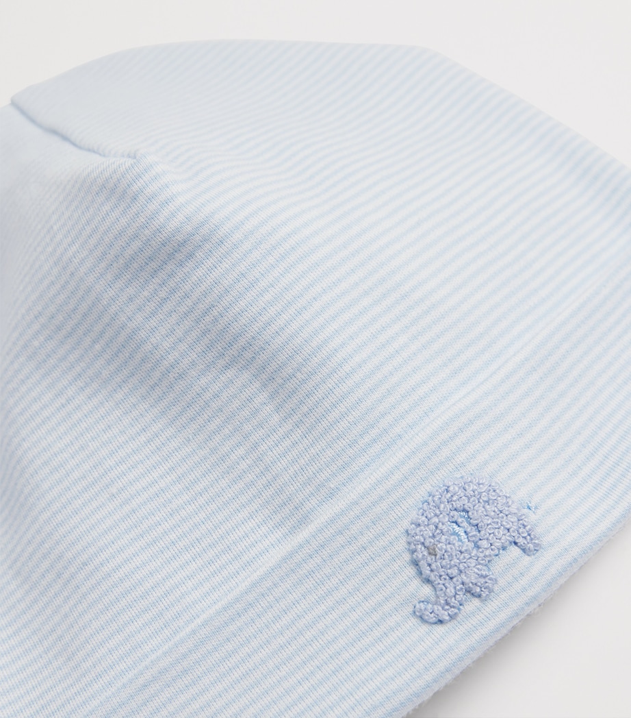 Cotton Embroidered Safari Wild Hat K480LIGHT BLUE Image 3