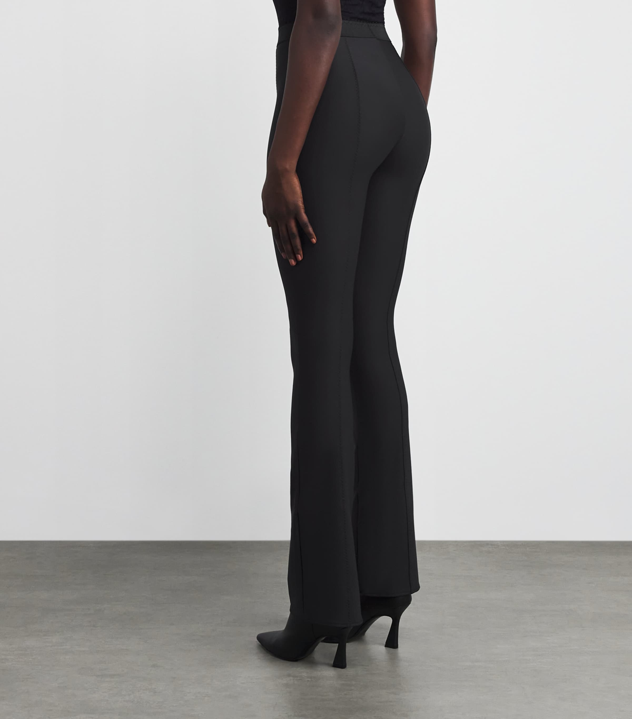 High-Waisted Flared Leggings ONYX Image 4