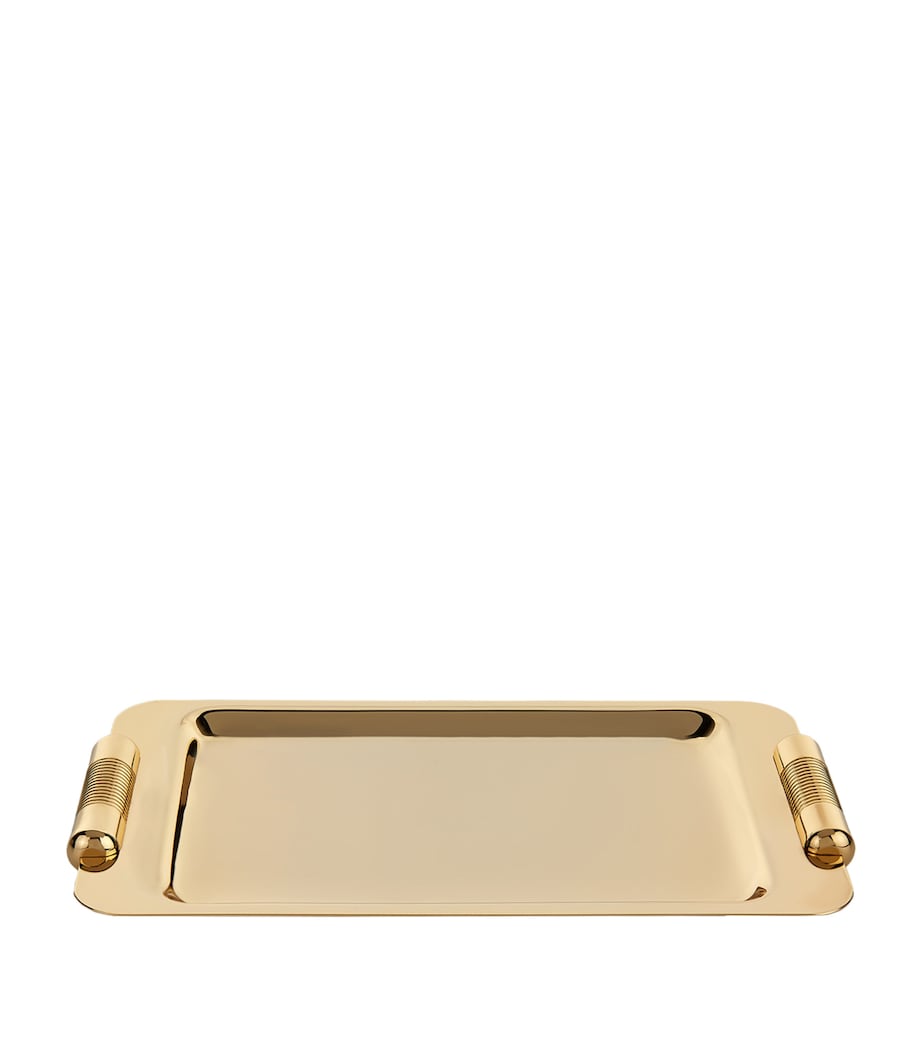 Cylinder Gold-Plated Tray GOLD Image 1
