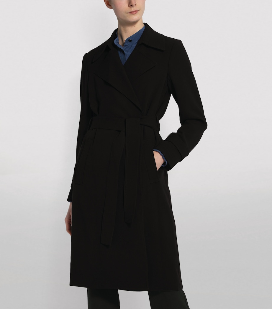 Oaklene Trench Coat 001 BLACK Image 3