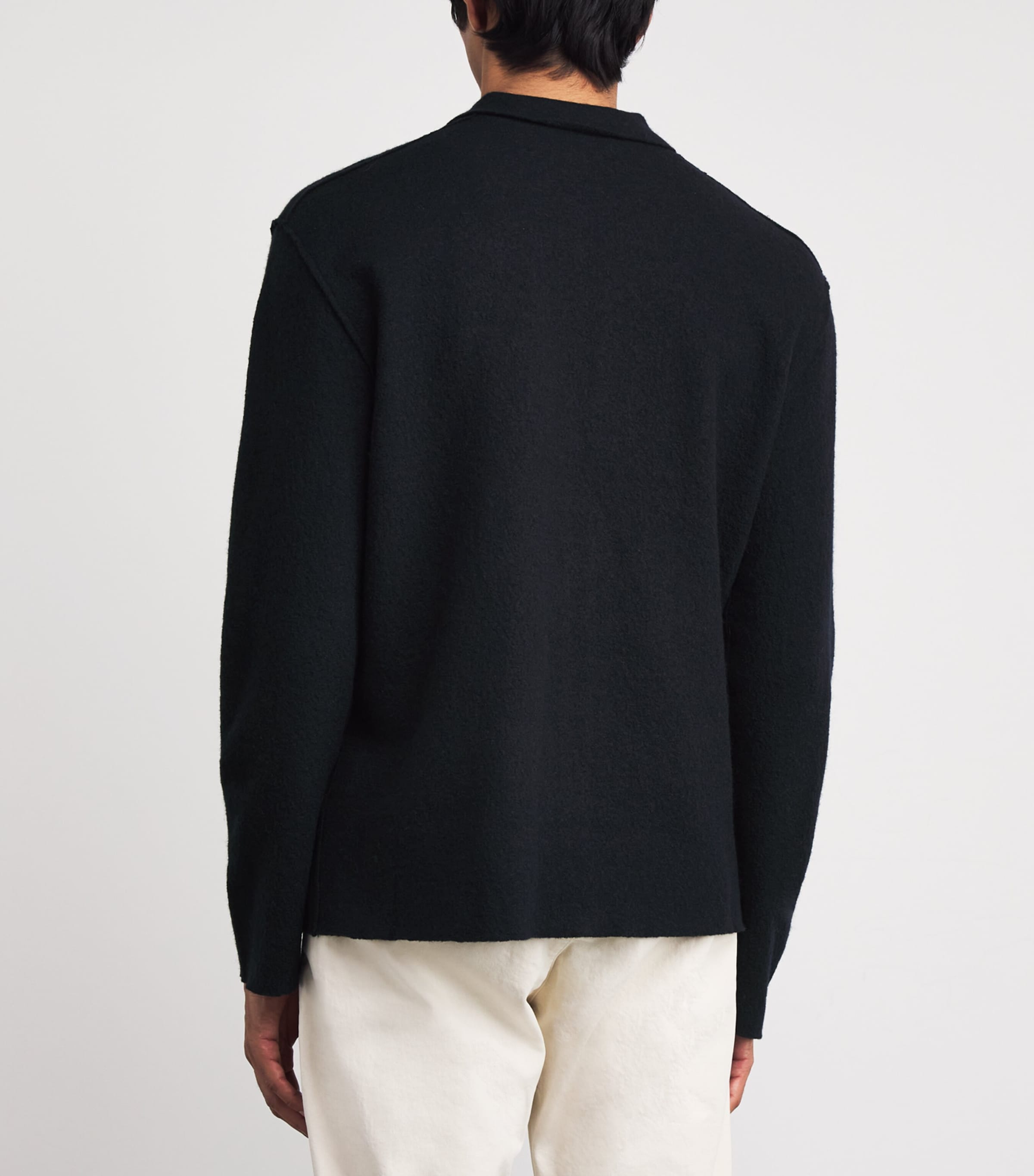 Wool Jonas Overshirt NAVY BLUE Image 4