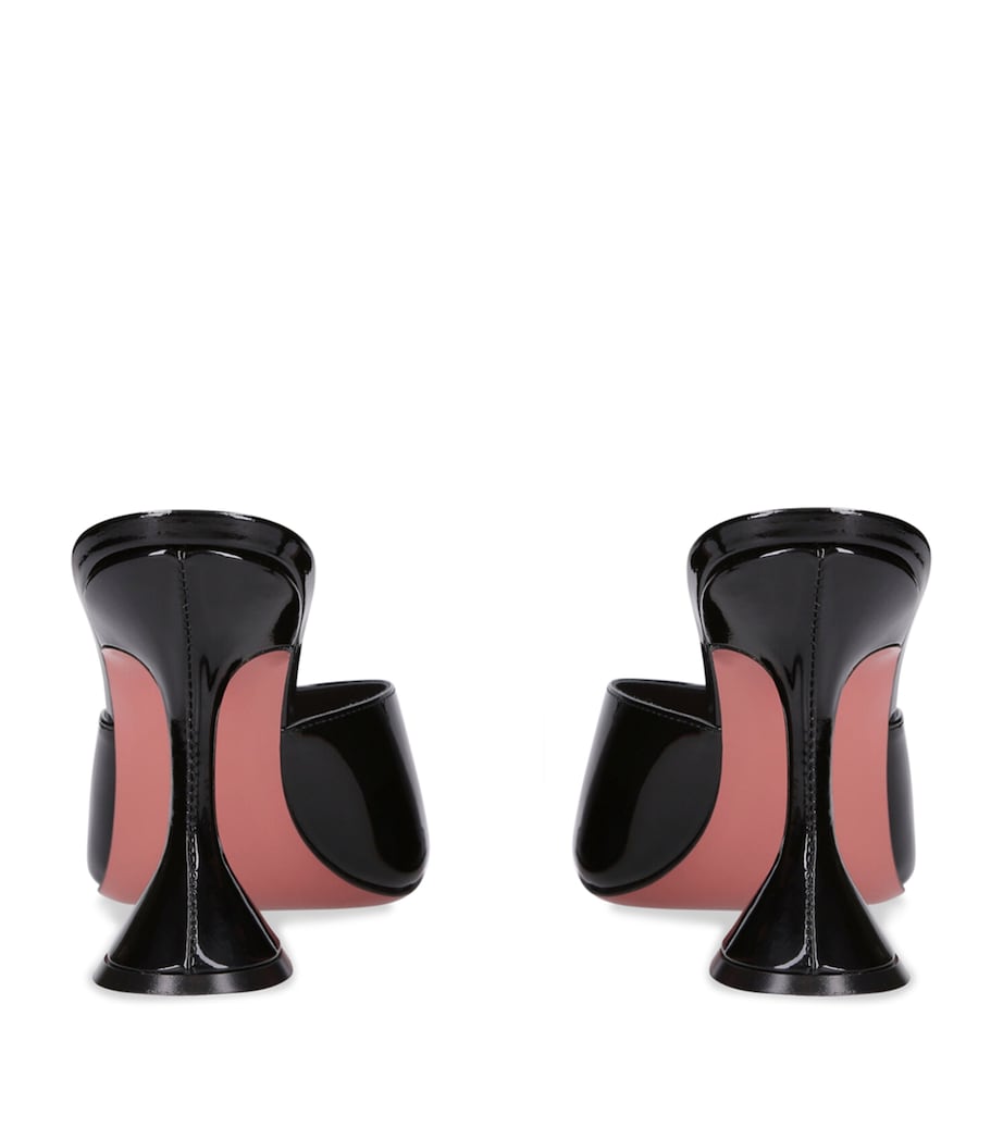 Patent Leather Lupita Mules 95 BLACK Image 2