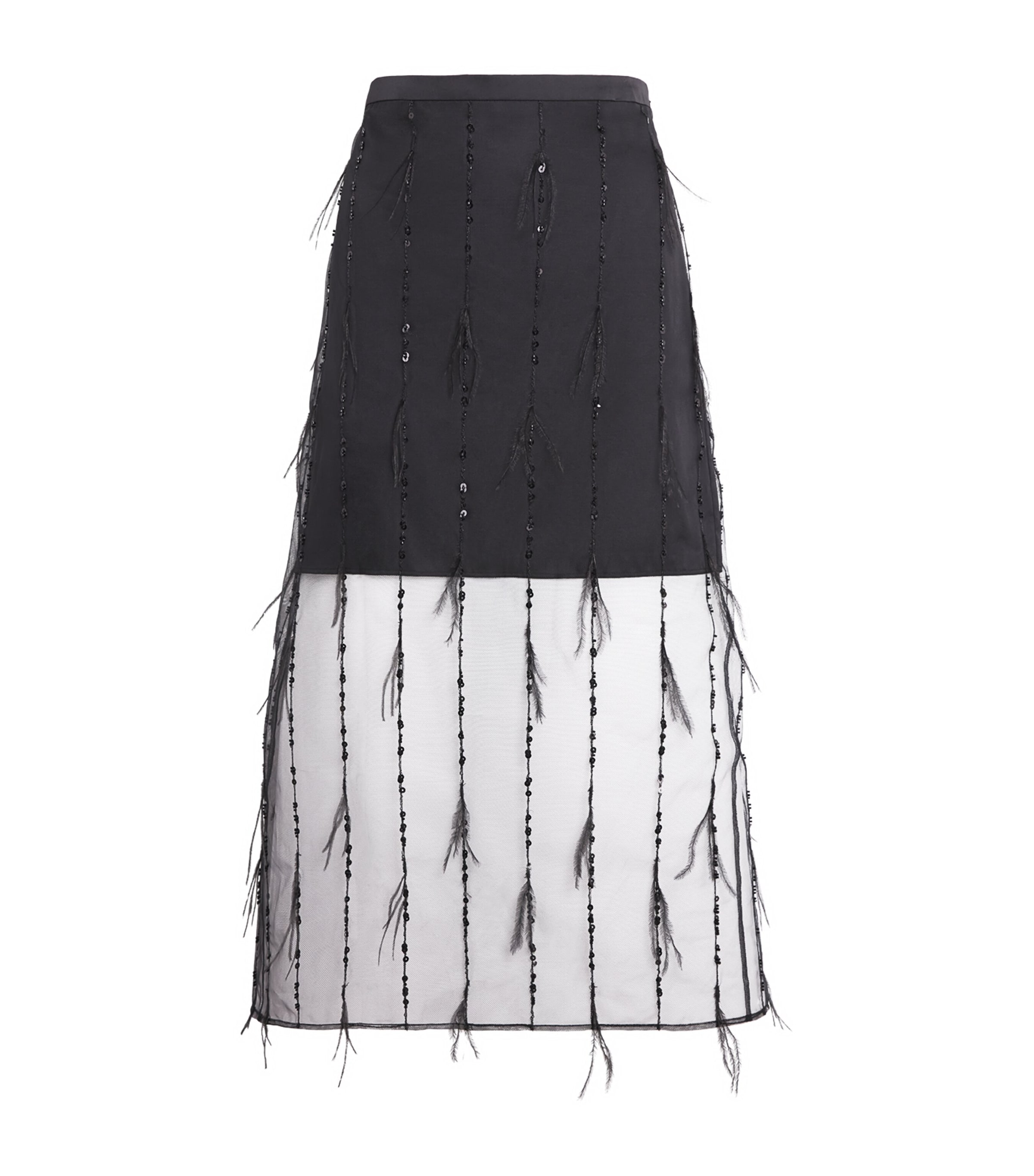 Rag & Bone Womens Embellished Geena Mini Skirt Black Image 1