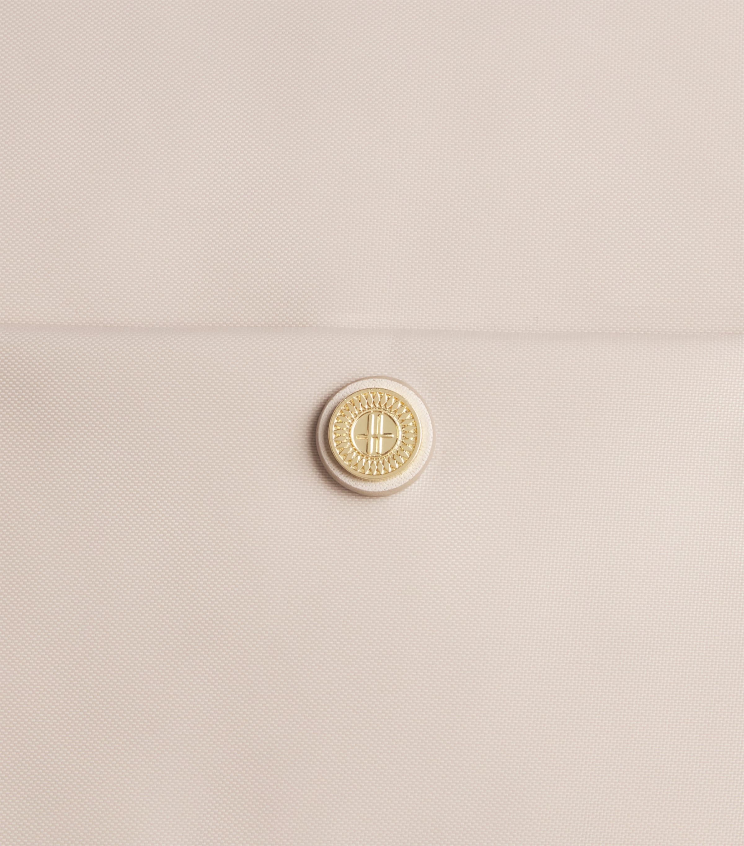 Harrods Nylon Jetsetter Tote Bag Neutral Image 6