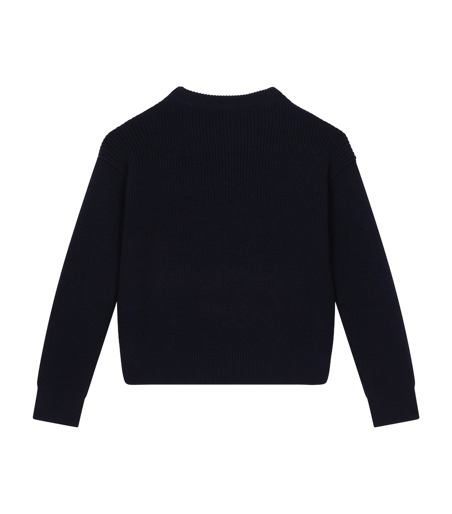 Dolce&Gabbana Kids Virgin Wool Logo Sweater (2-6 Years) Combined Image 2