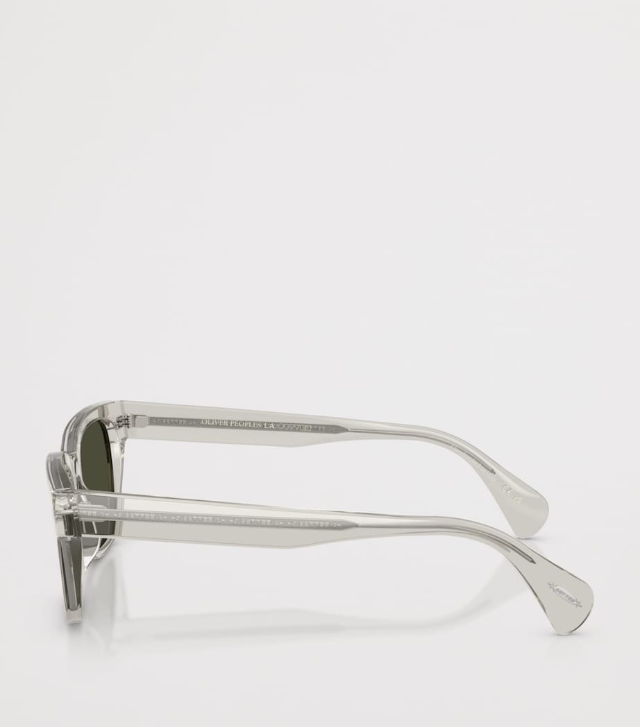 Oliver Peoples Ryce Rectangle Sunglasses Grey Image 3