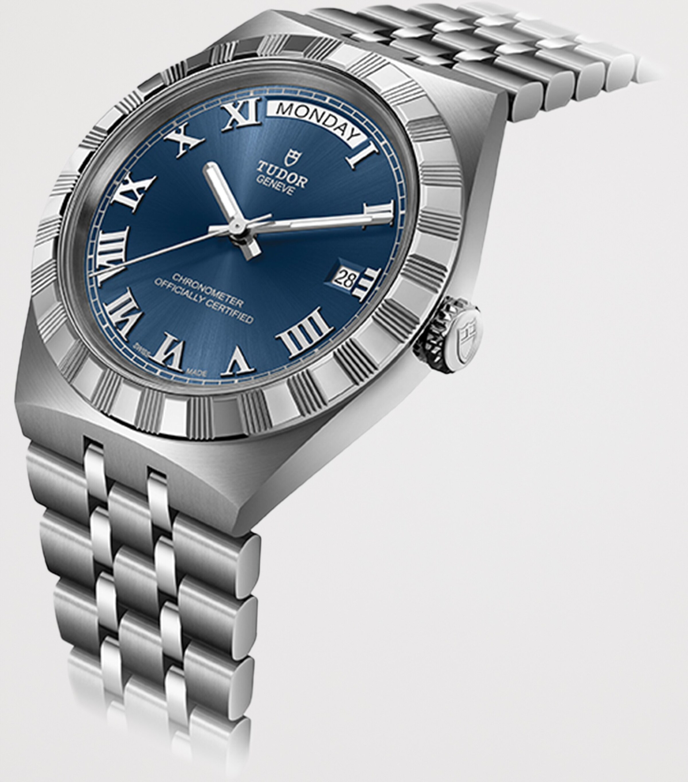 TUDOR Royal Stainless Steel Watch 40mm Blue Image 3