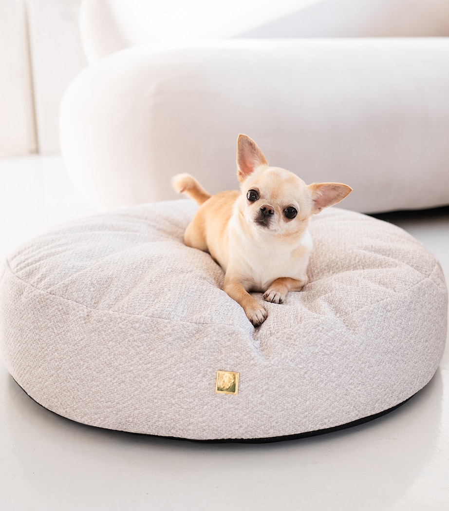 Looty Small Organic Pet Pouf Beige Image 7