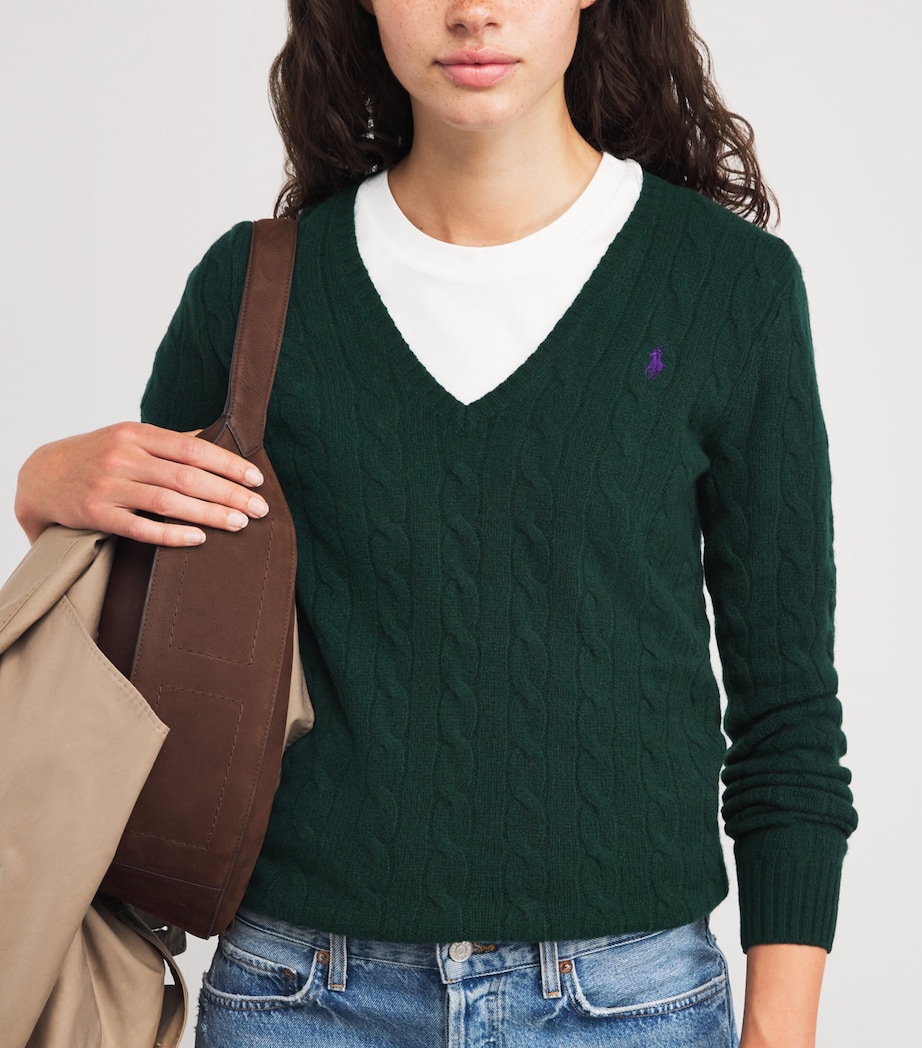 Wool-Cashmere Kimberly Sweater COLLEGE GREEN Image 6