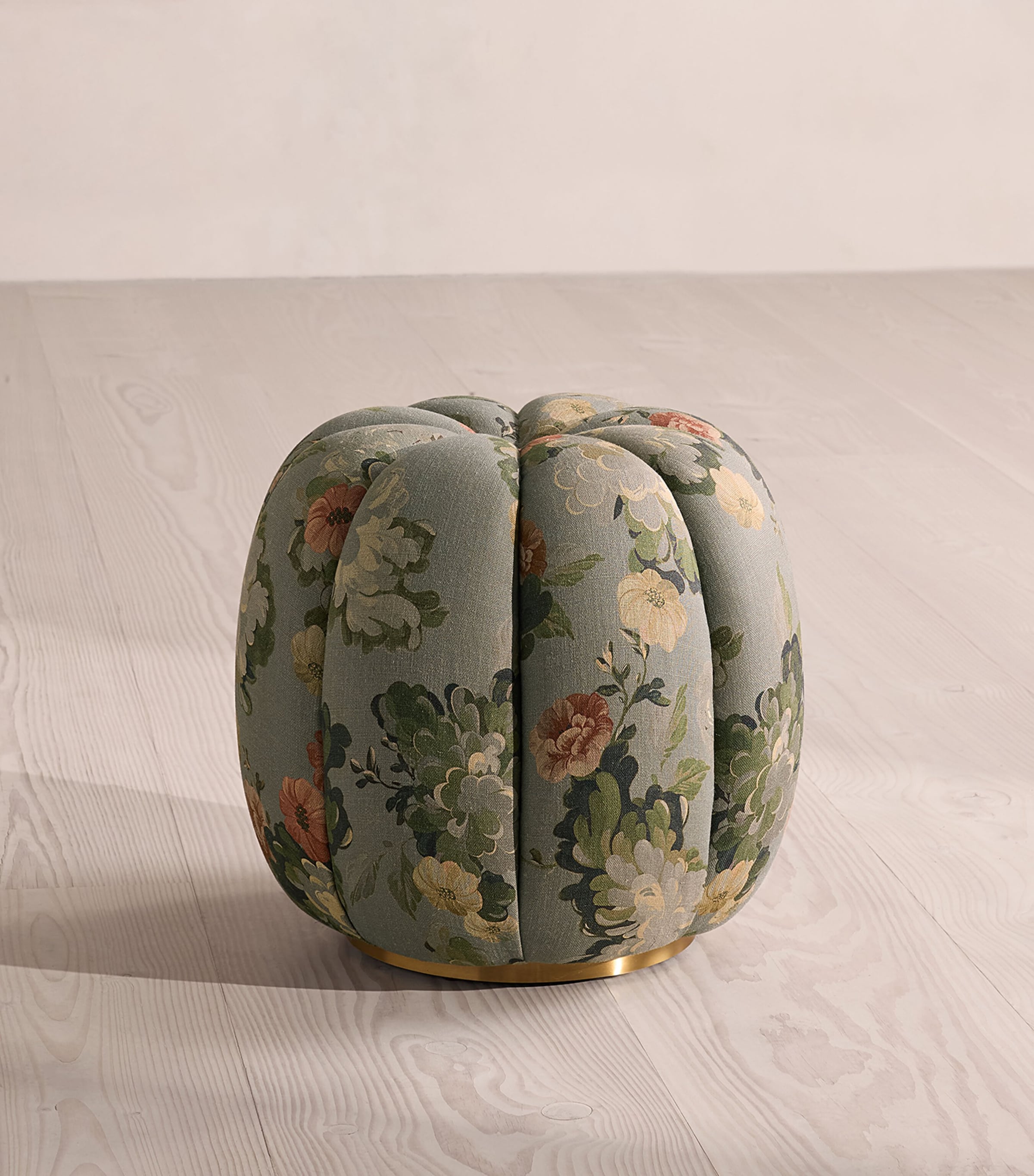 Soho Home Linen Sofia Footstool Image 4