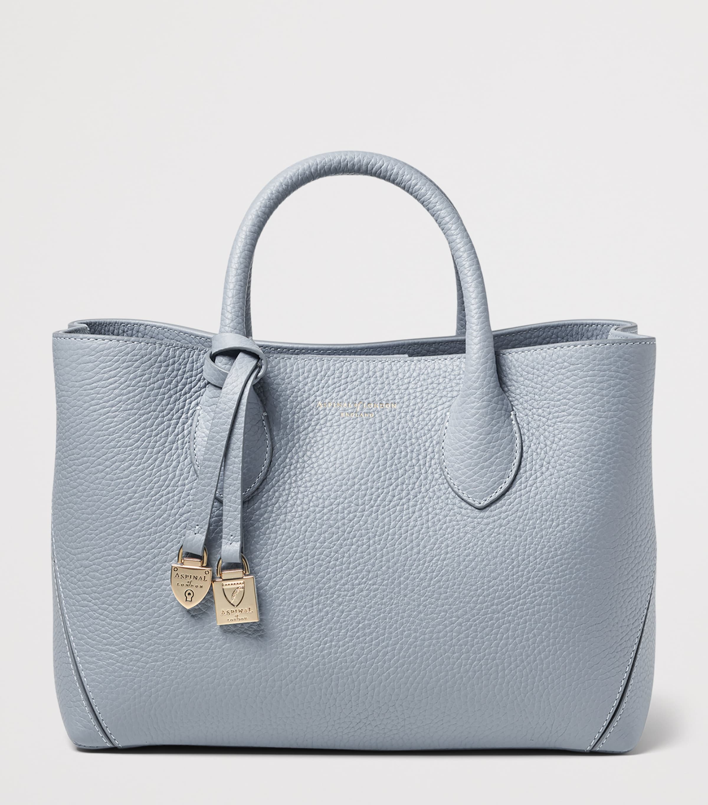 Aspinal Of London Blue Midi Leather London Tote Bag | Harrods US