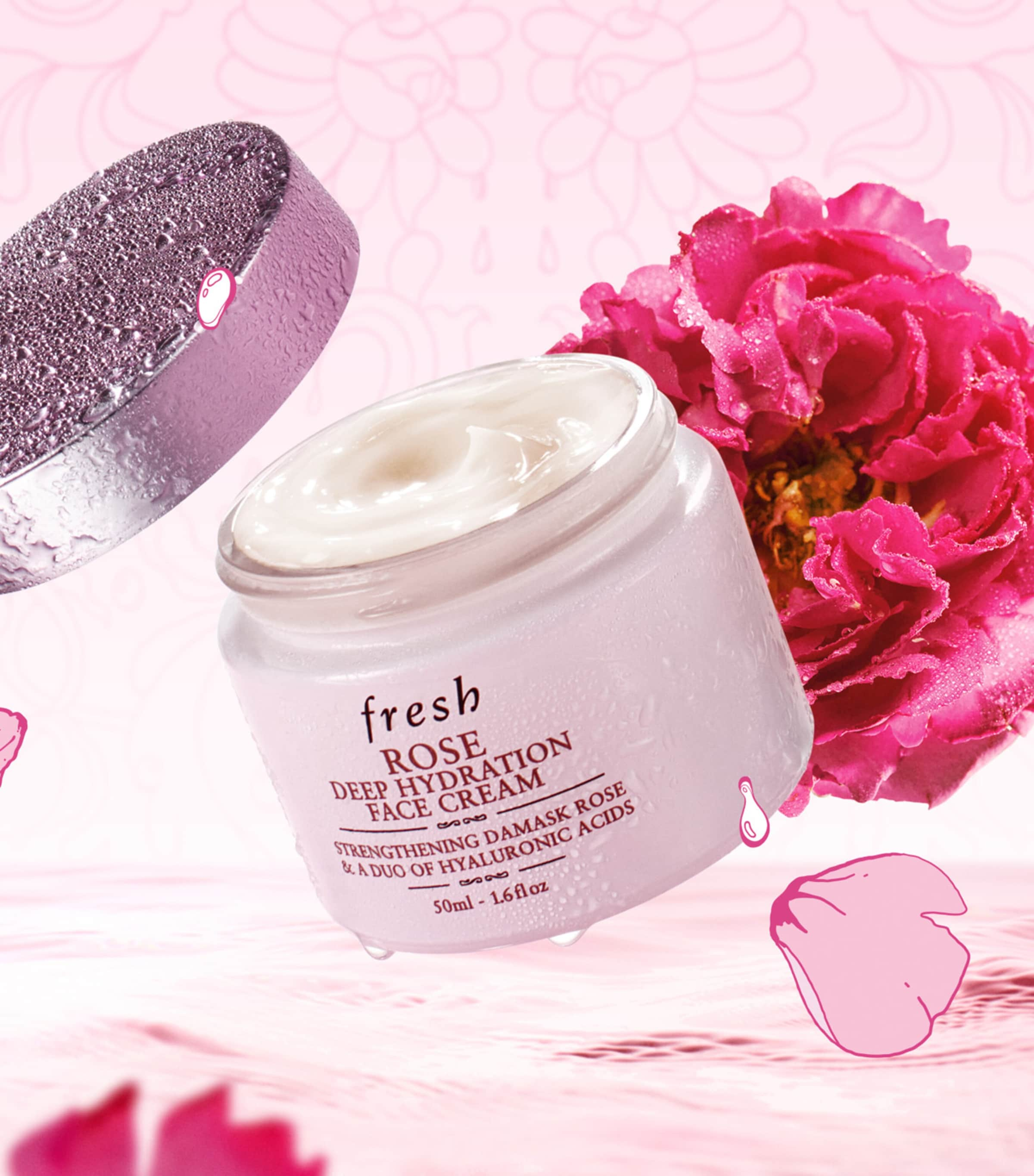 Fresh Rose Deep Hydration Face Cream (50ml) | Harrods UK