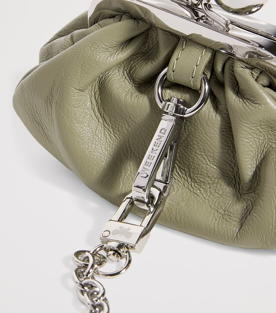 Nappa Leather Nano Pasticcino Bag SAGE GREEN Image 6
