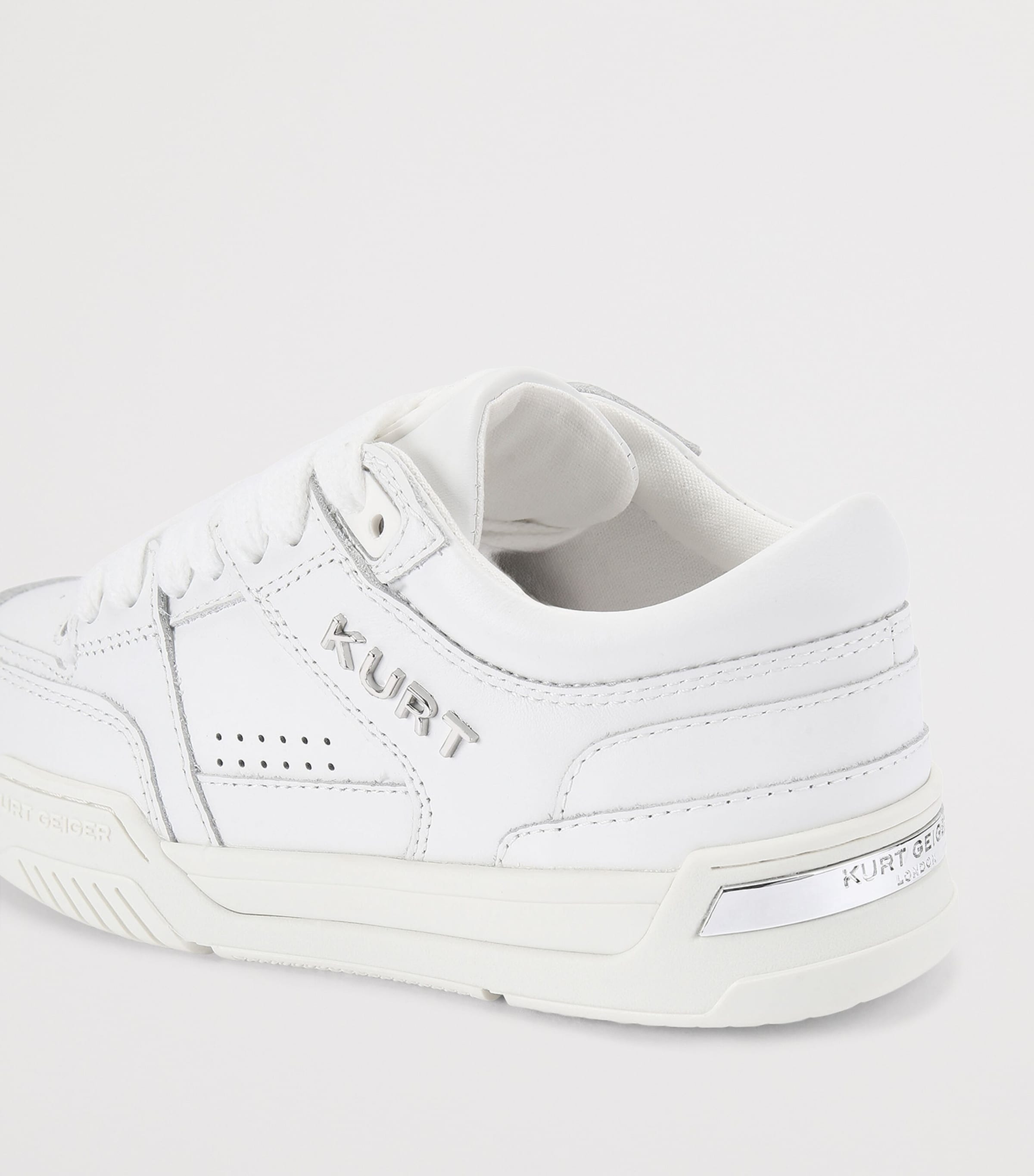 Kurt Geiger London Leather Hatton Sneakers White Image 4