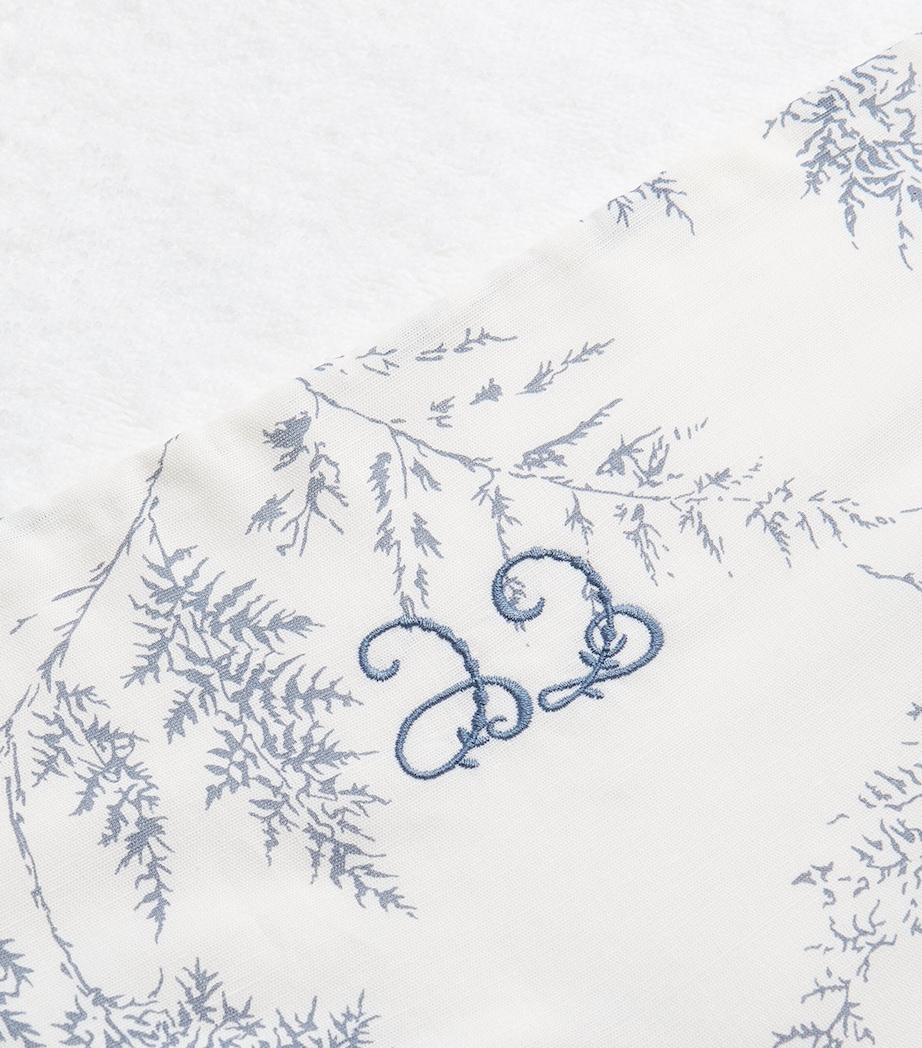 Printed Hooded Towel 50 VERT OPALINE Image 3